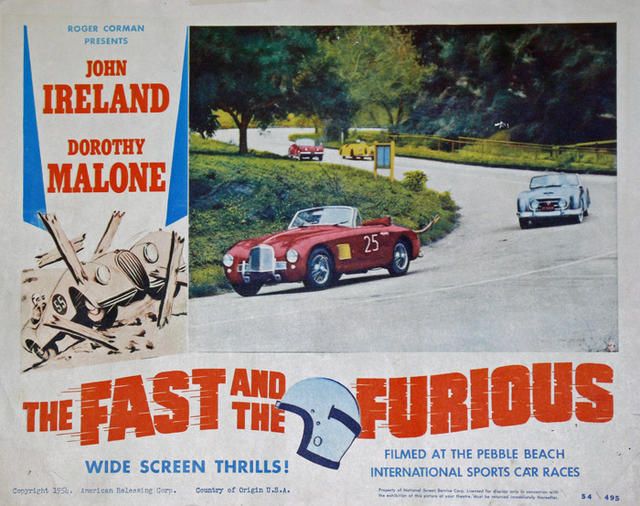 The Fast & The Furious, Original Poster, Uk 1954 photo Art