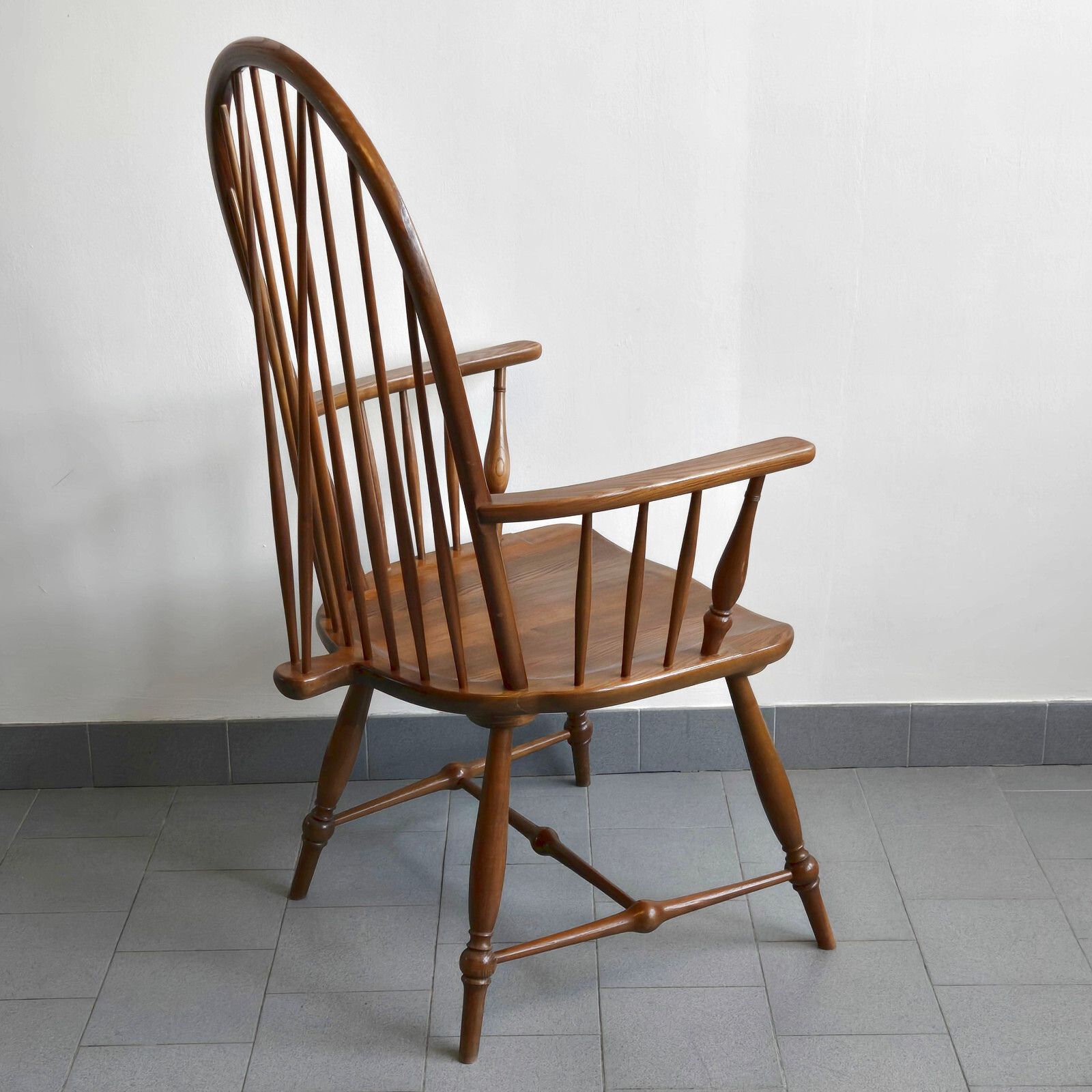 Vintage 1950 Style Windsor And Heter Varnish Armchair 50s Dlg Tapiovaara Ercol photo vintage