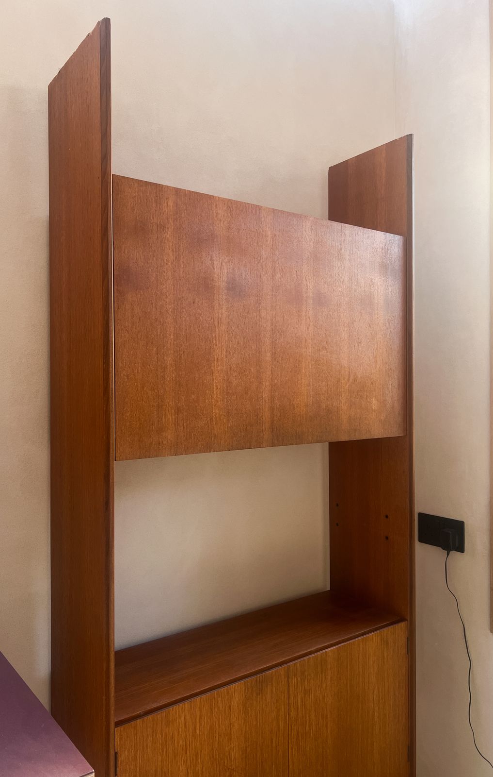 Scandinavian 1960s Mid Century Tall Cabinet photo Furniture