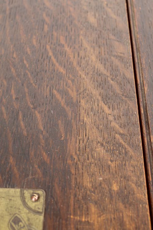 295.0 Oak Masonic Deed Chest, 1920s, Vintage photo