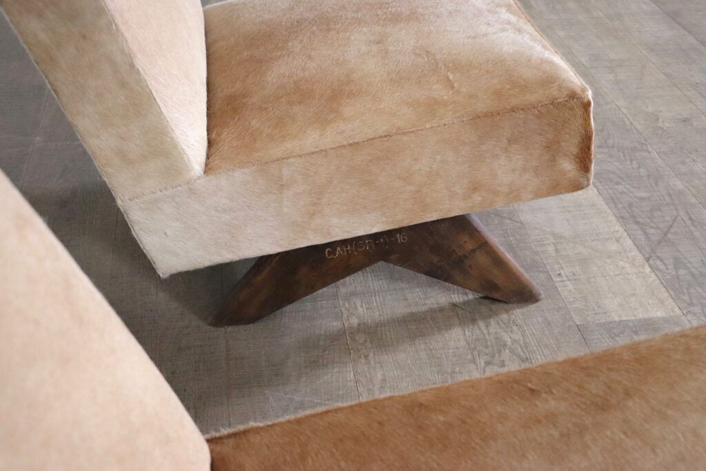 Pair Of Pierre Jeanneret ‘Fireside’ Chairs, Model No. Pj Si 36 A photo for sale