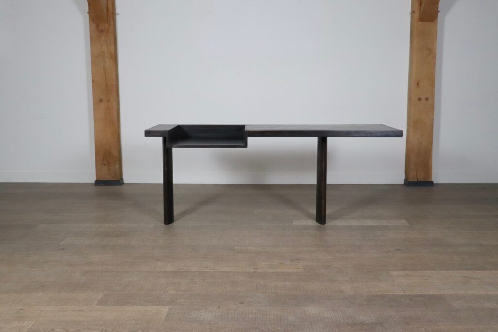 Le Corbusier And Balkrishna Doshi Lc/Bd 01 A Ahmedabad Console Desk, 1960s photo for sale