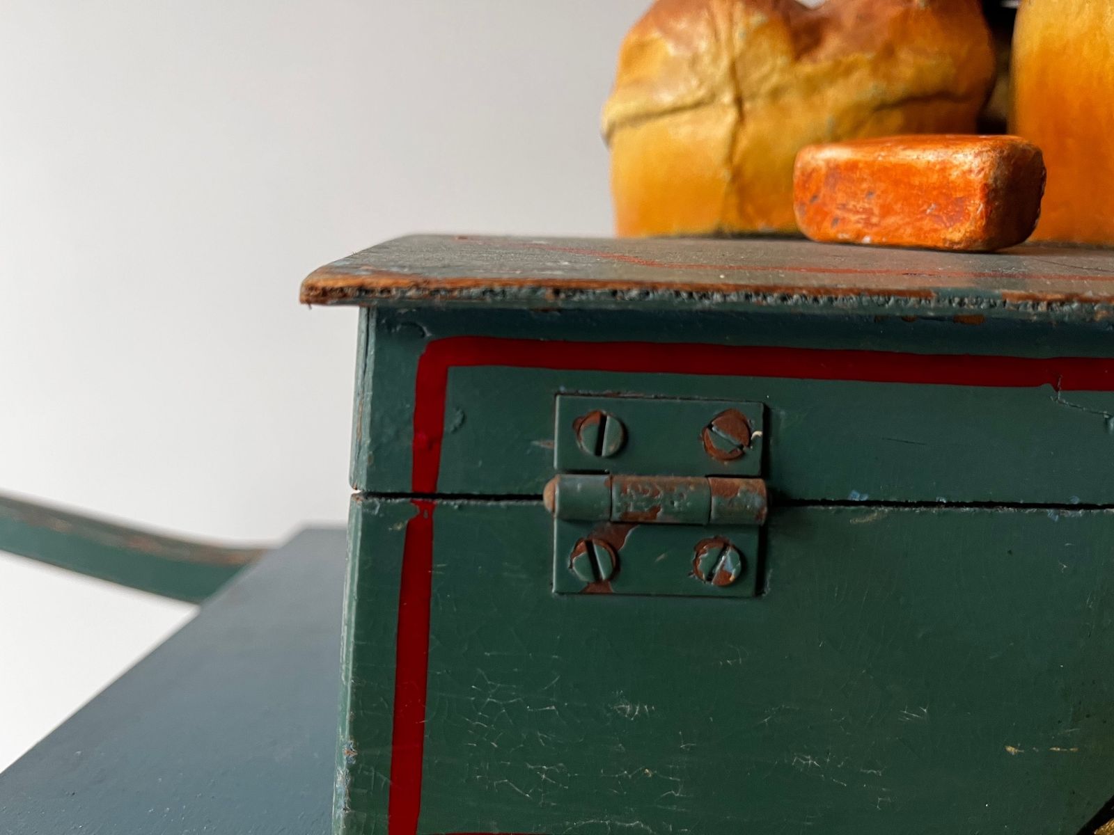 Original Circa 1930s Triang Bakers Confectioner Wooden Childrens Cart photo Home Decor