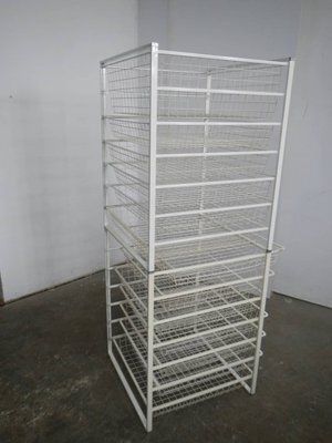 photo for sale Display Stand With 13 Drawers From Elfa, 1970s