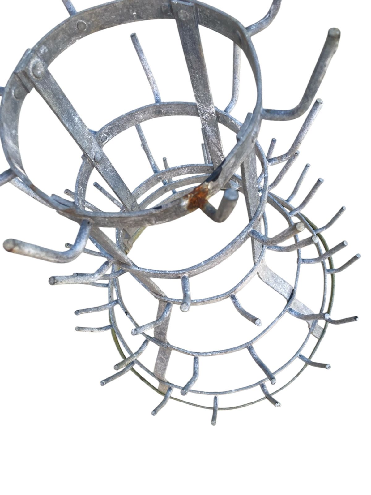 French 52 Peg Bottle Dryer Garden Sculpture photo Garden Decor