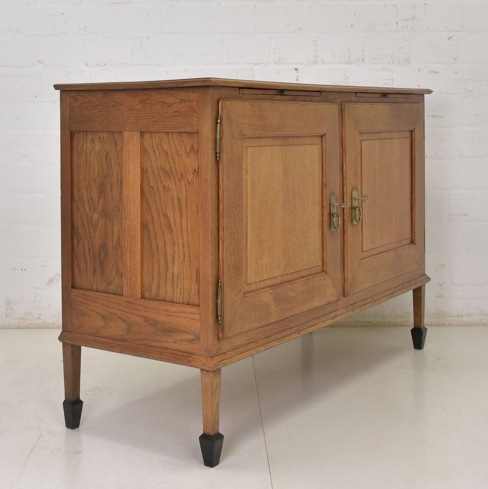 Furniture Antique! Chest Of Drawers, Sideboard, Restored, Light Oak, Bauhaus Cabinet, Sideboard photo