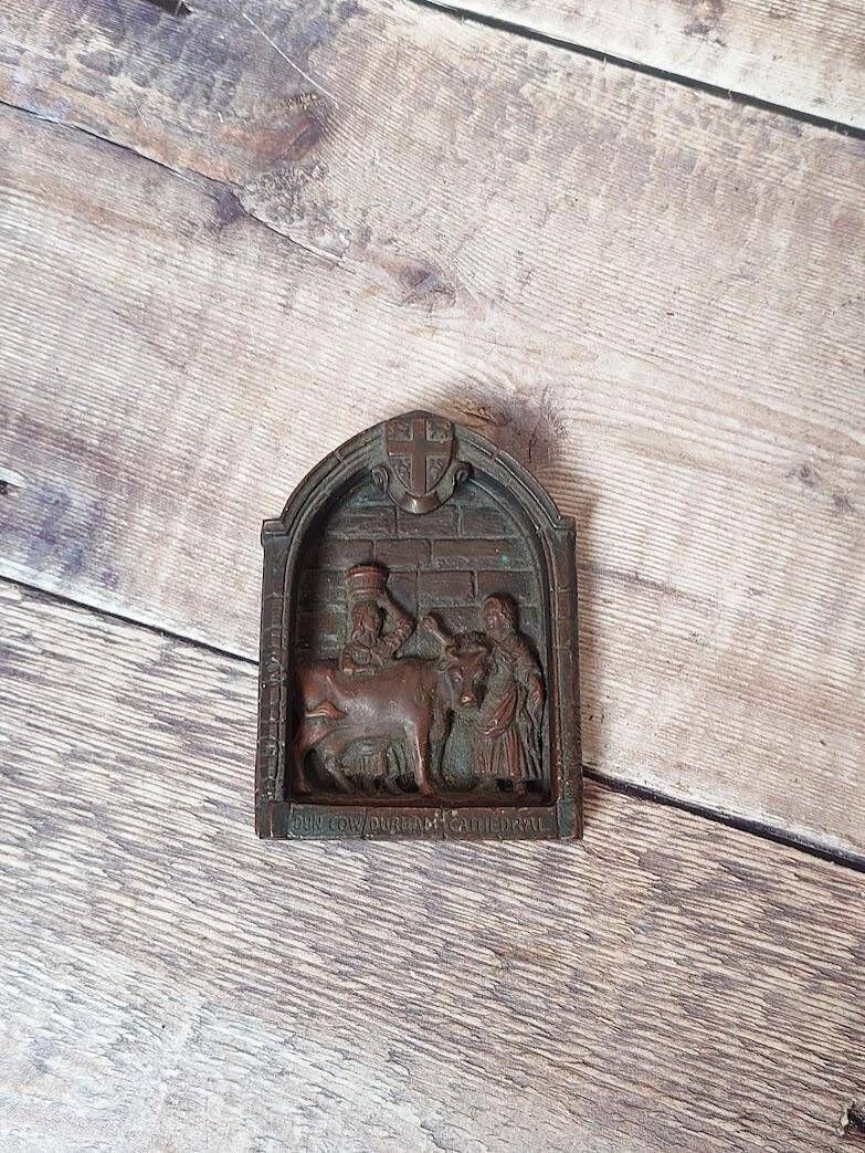 Dun Cow Durham Cathedral Small Collectible Door Knocker, Small Brass Door Knocker