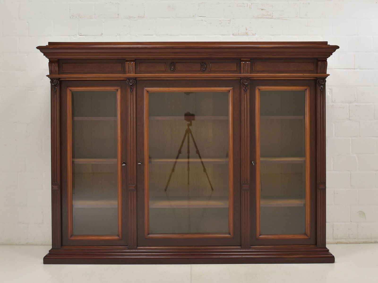 Display Cabinet 2 Of 2 Restored Mahogany Wilhelminian Period Low Wide photo furniture