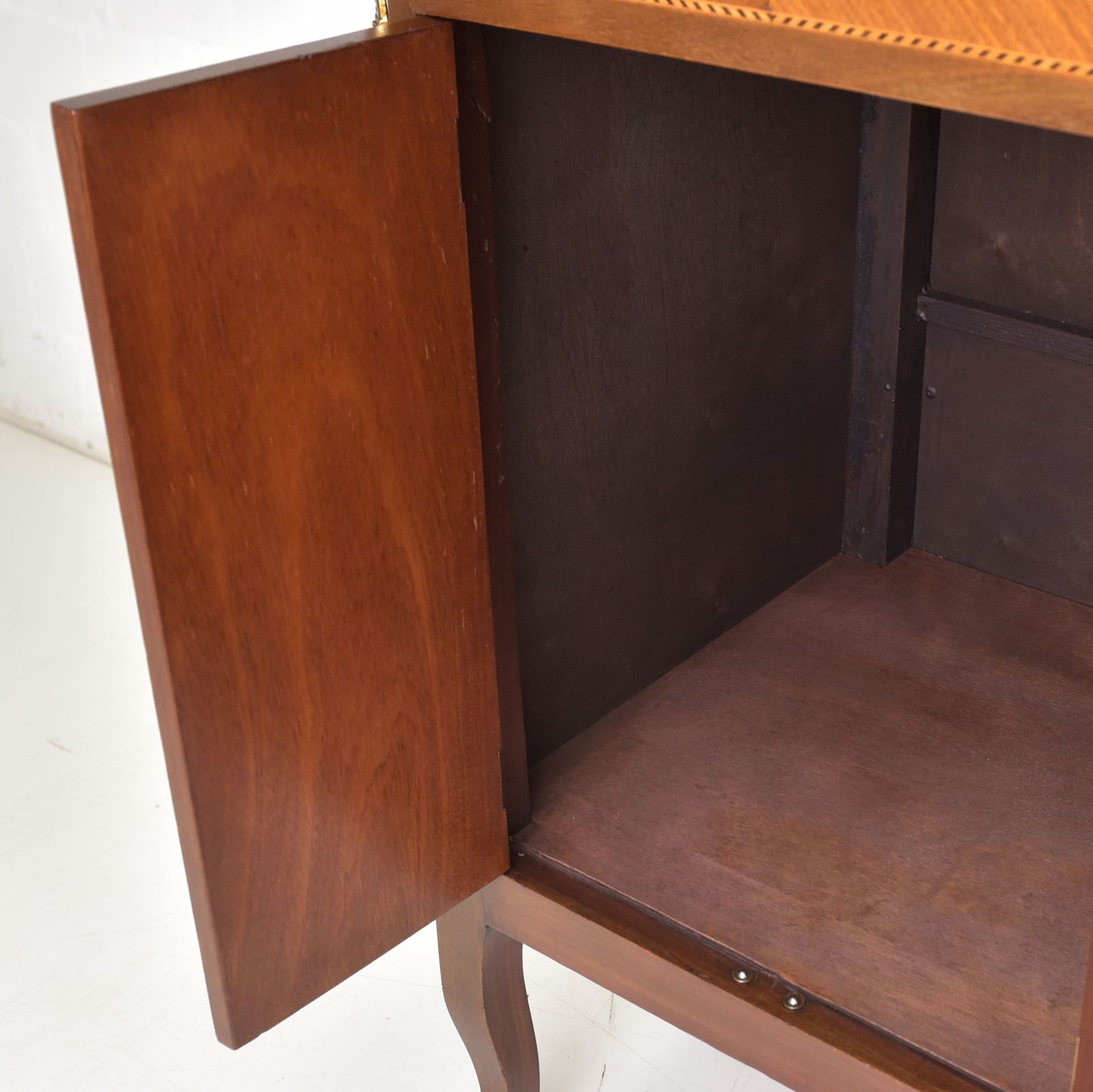 Phono Cabinet Restored Art Deco Circa 1935 Mahogany Chest Of Drawers Small photo Furniture