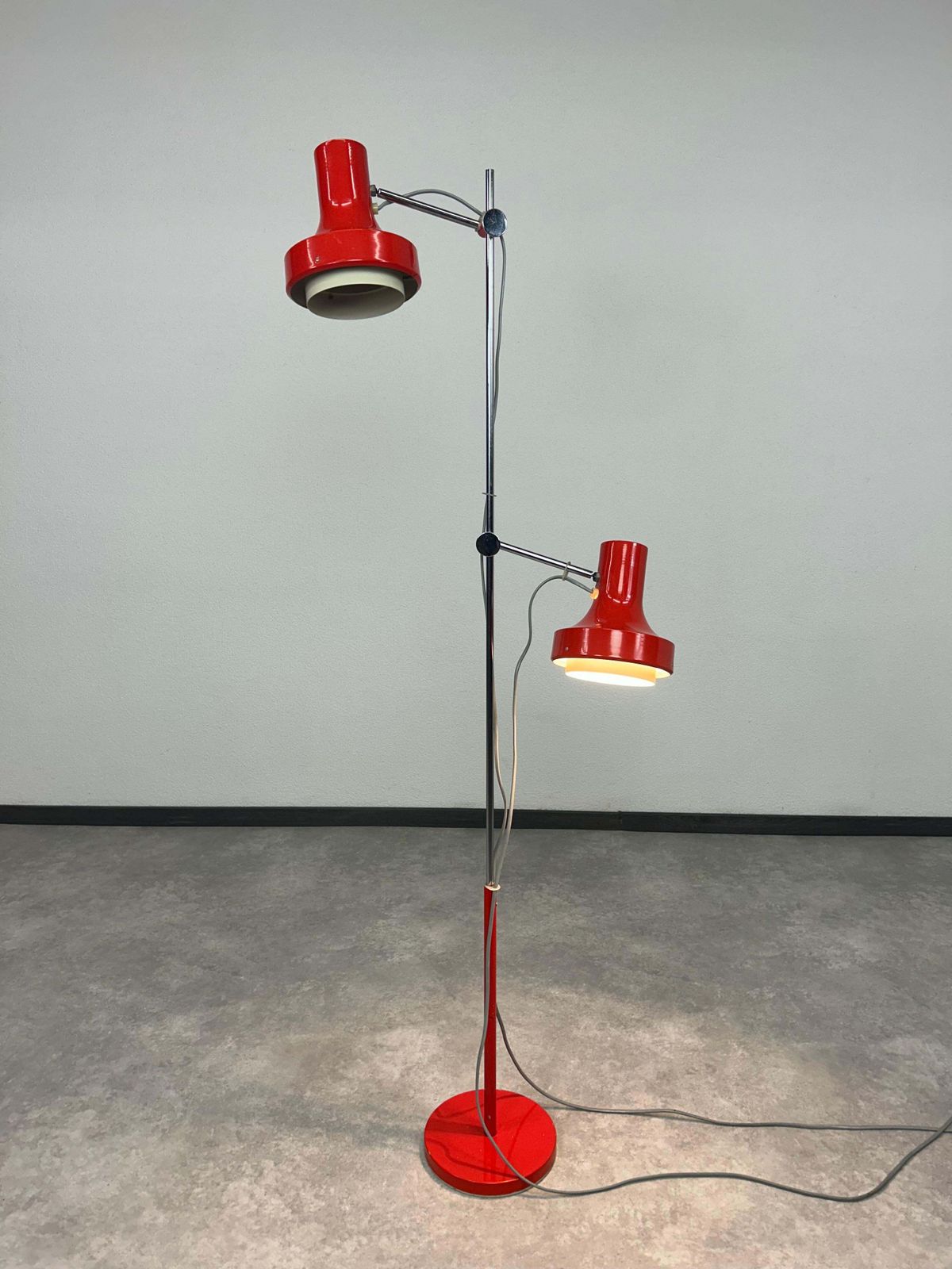 Red Floor Lamp By Josef Hurka For Napako photo furniture