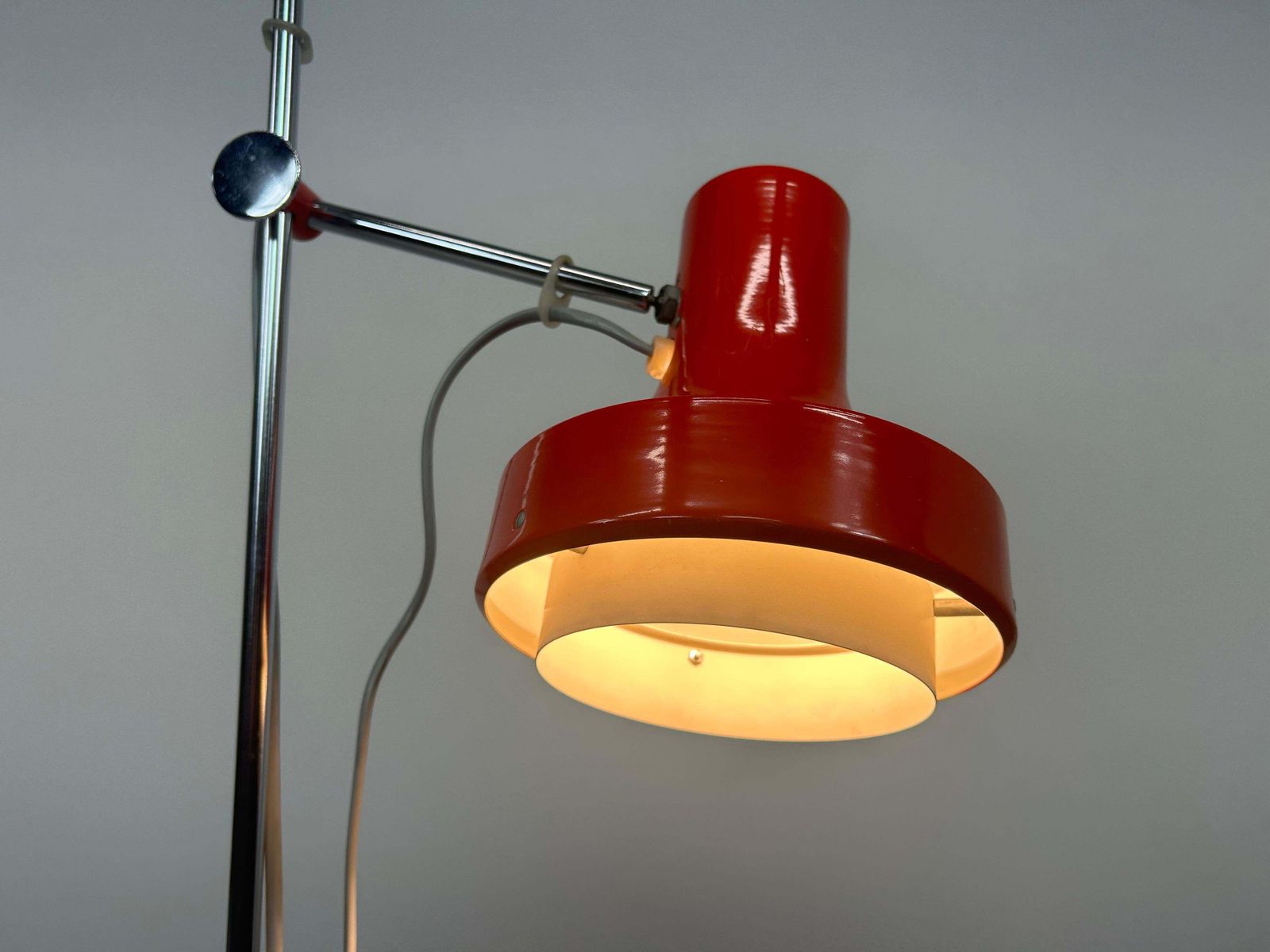 Red Floor Lamp By Josef Hurka For Napako photo vinterior