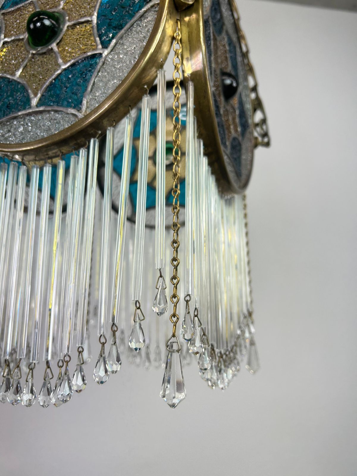 Jugendstil Hanging Lamp photo vintage