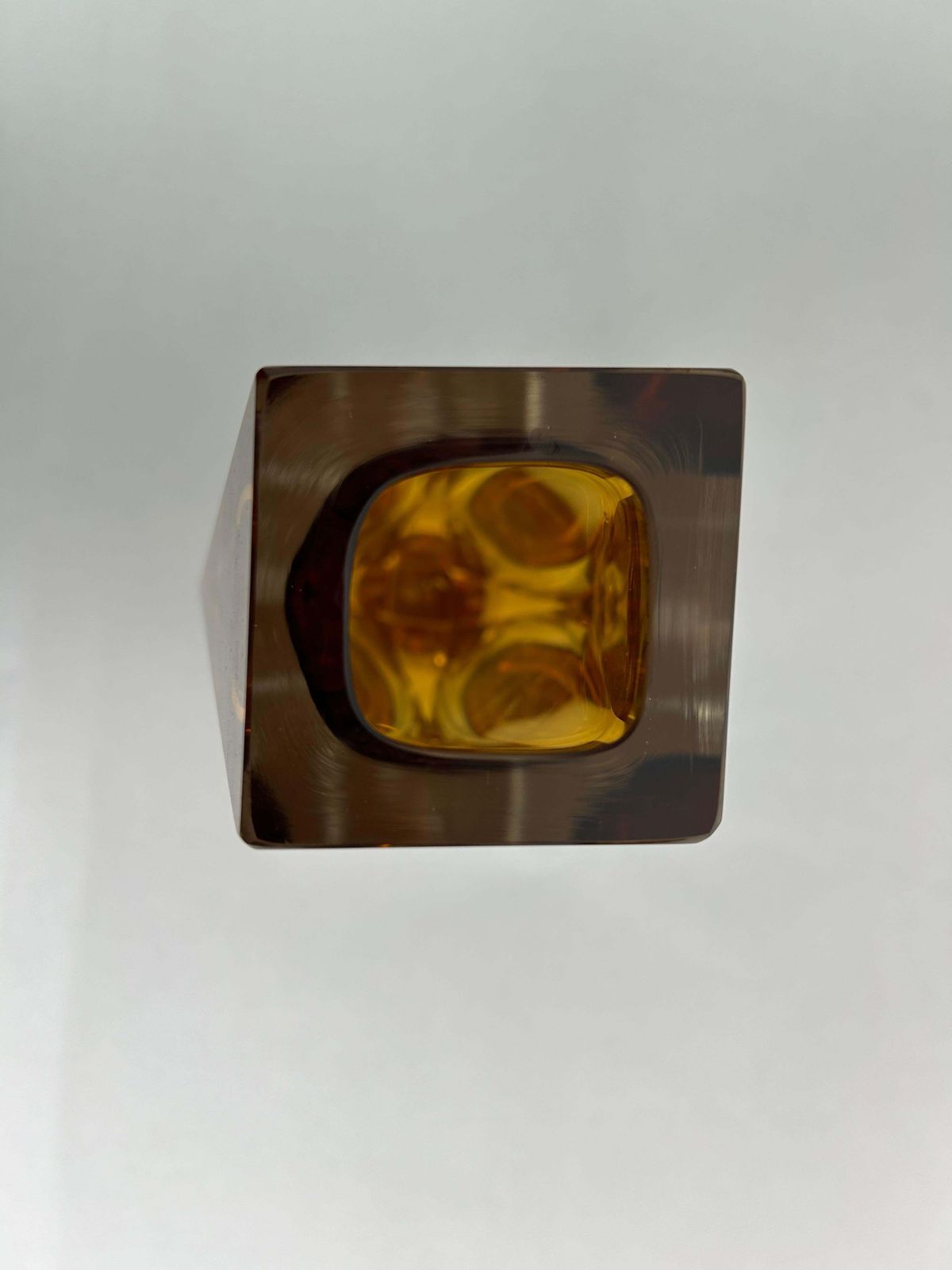 Yellow Art Glass Vase By Flavio Poli For Murano photo buy