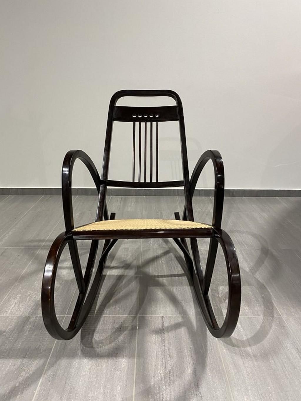 Secession Rocking Chair No.7211 By Marcel Kammerer For Thonet photo 5474.0