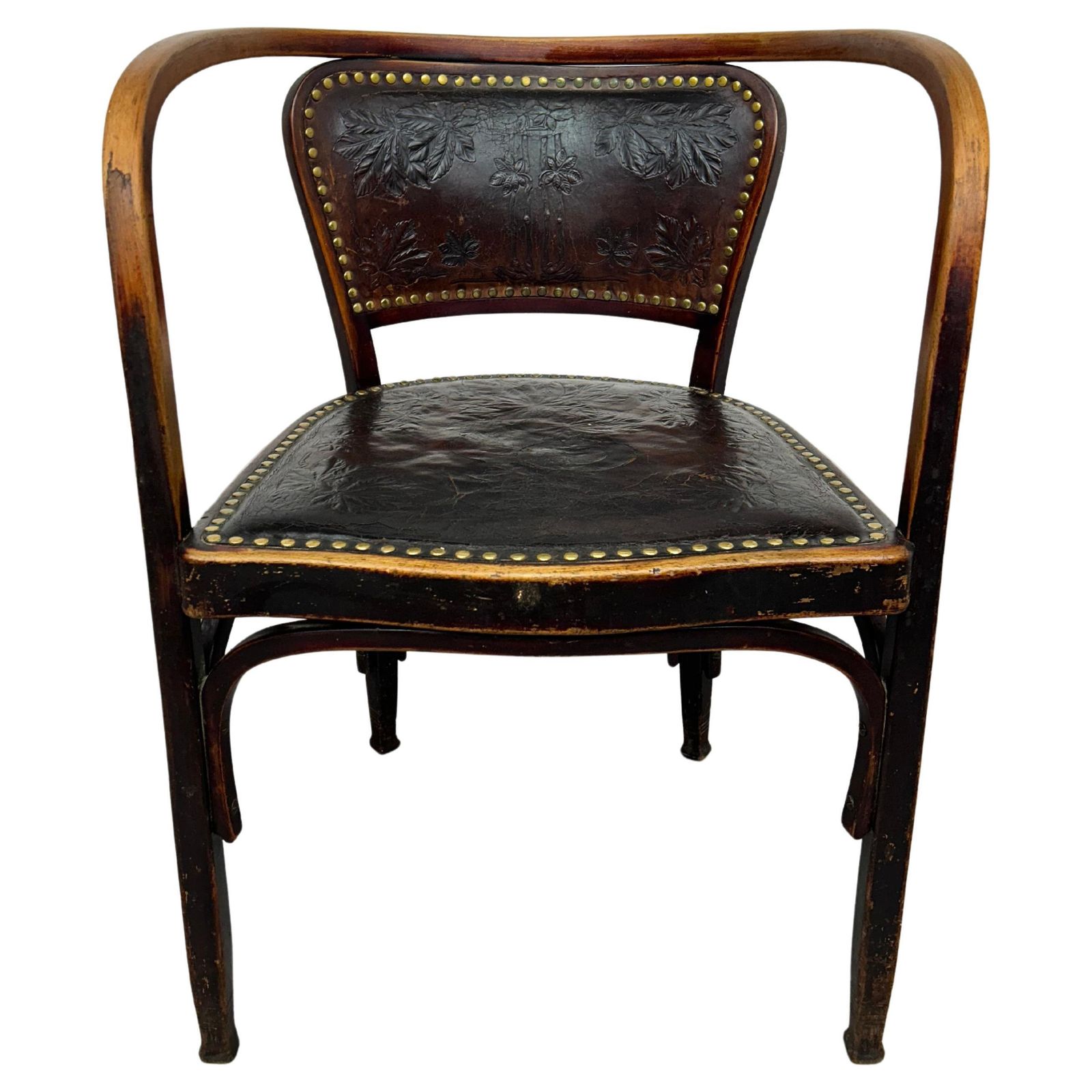 Secession Office Chair No.715f By Gustav Siegel For J&J Kohn