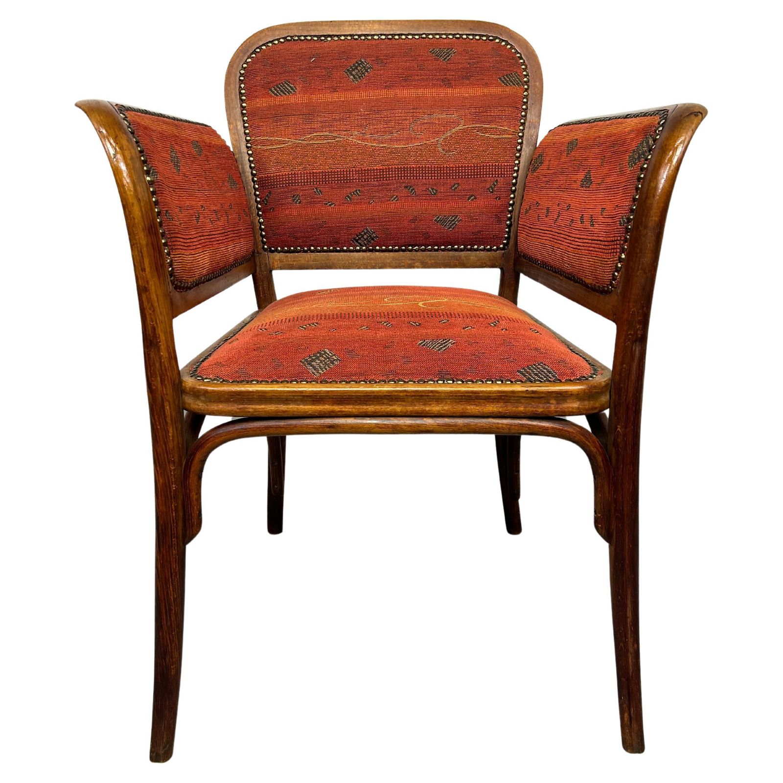 Secession Office Chair Attr. To Marcel Kammerer For Thonet