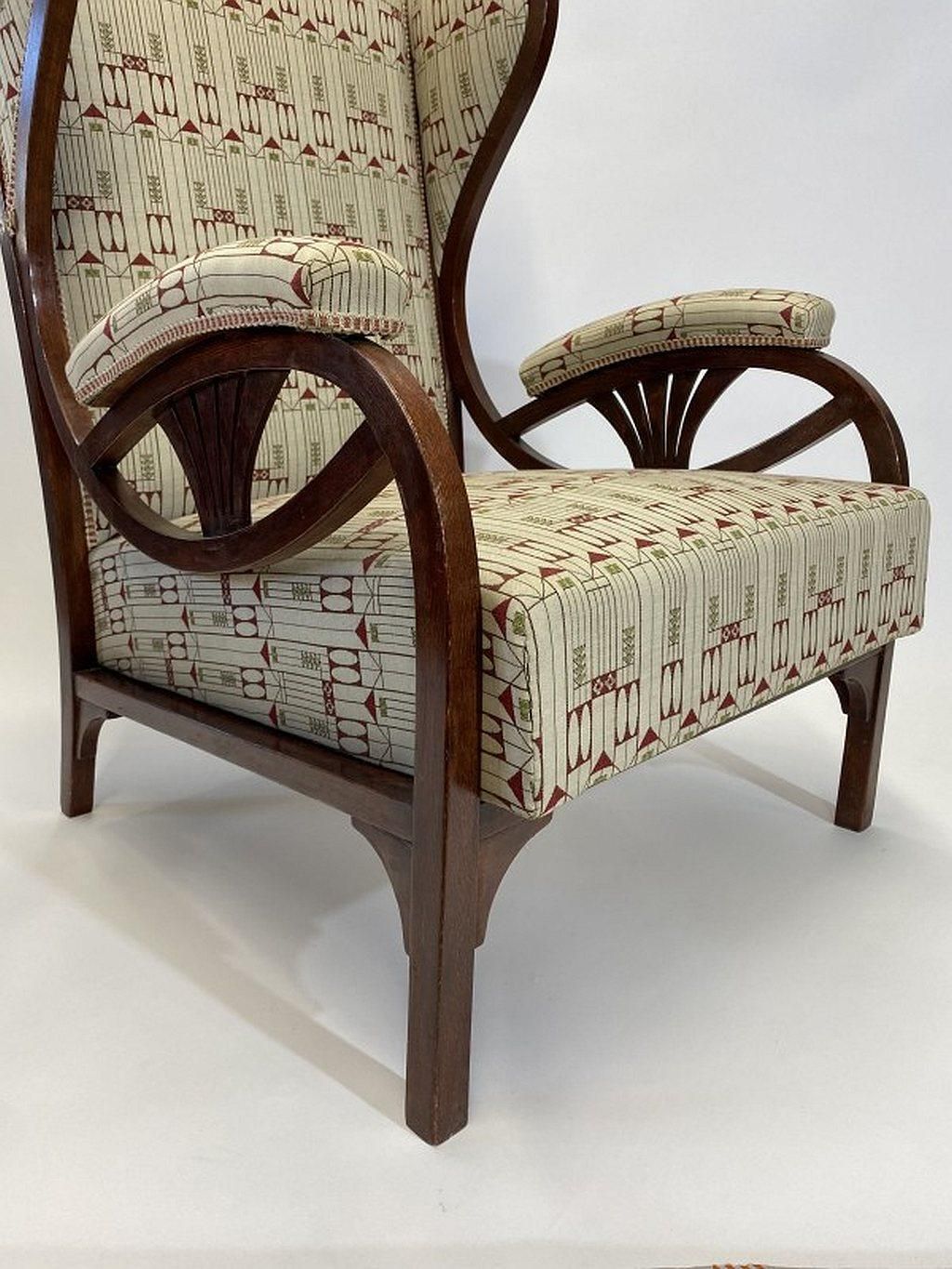 Art Nouveau Wing Chair No.6542 By Thonet photo Furniture