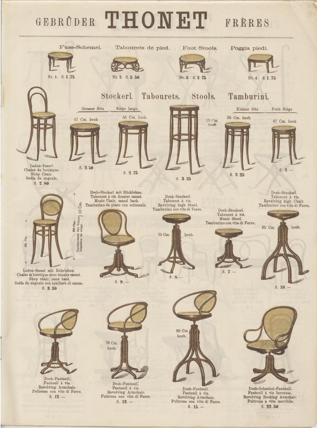 Bentwood Swivel Chair No.9 By J.J.Kohn photo buy