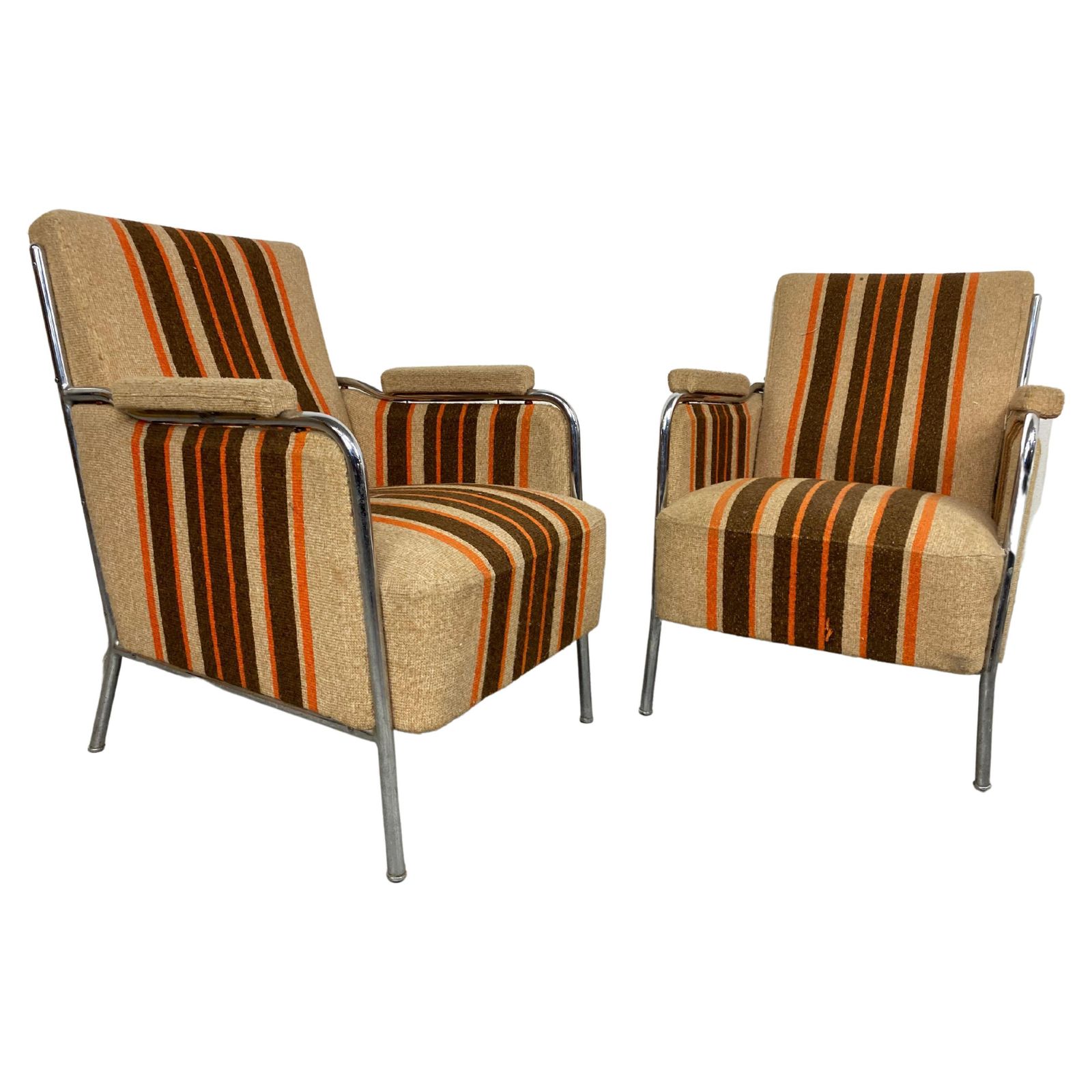 Mid Century Modern Armchairs By Joszef Peresztegi