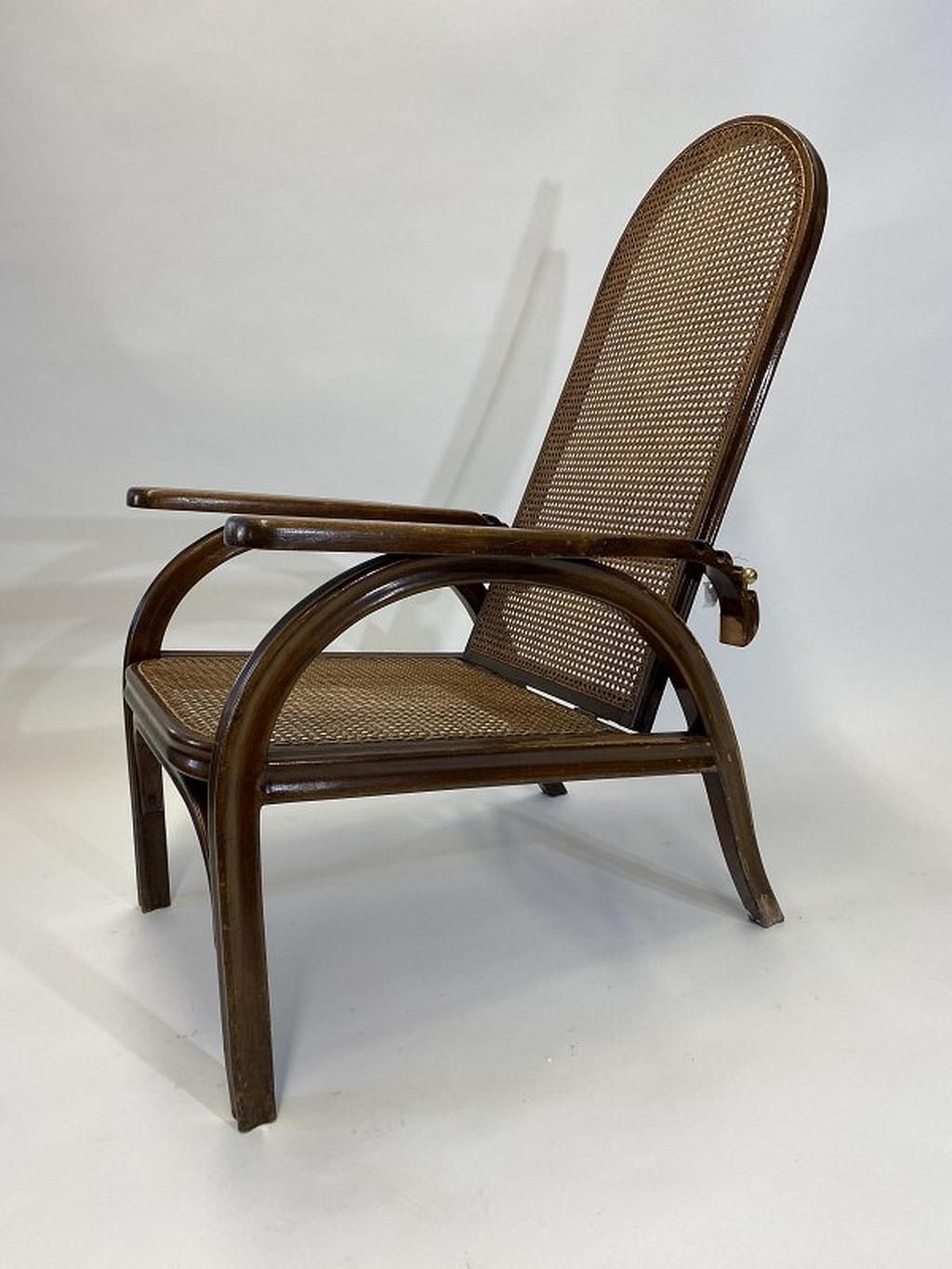 Morris Adjustable Chair No.6392 By Otto Prutscher For Thonet Austria photo buy
