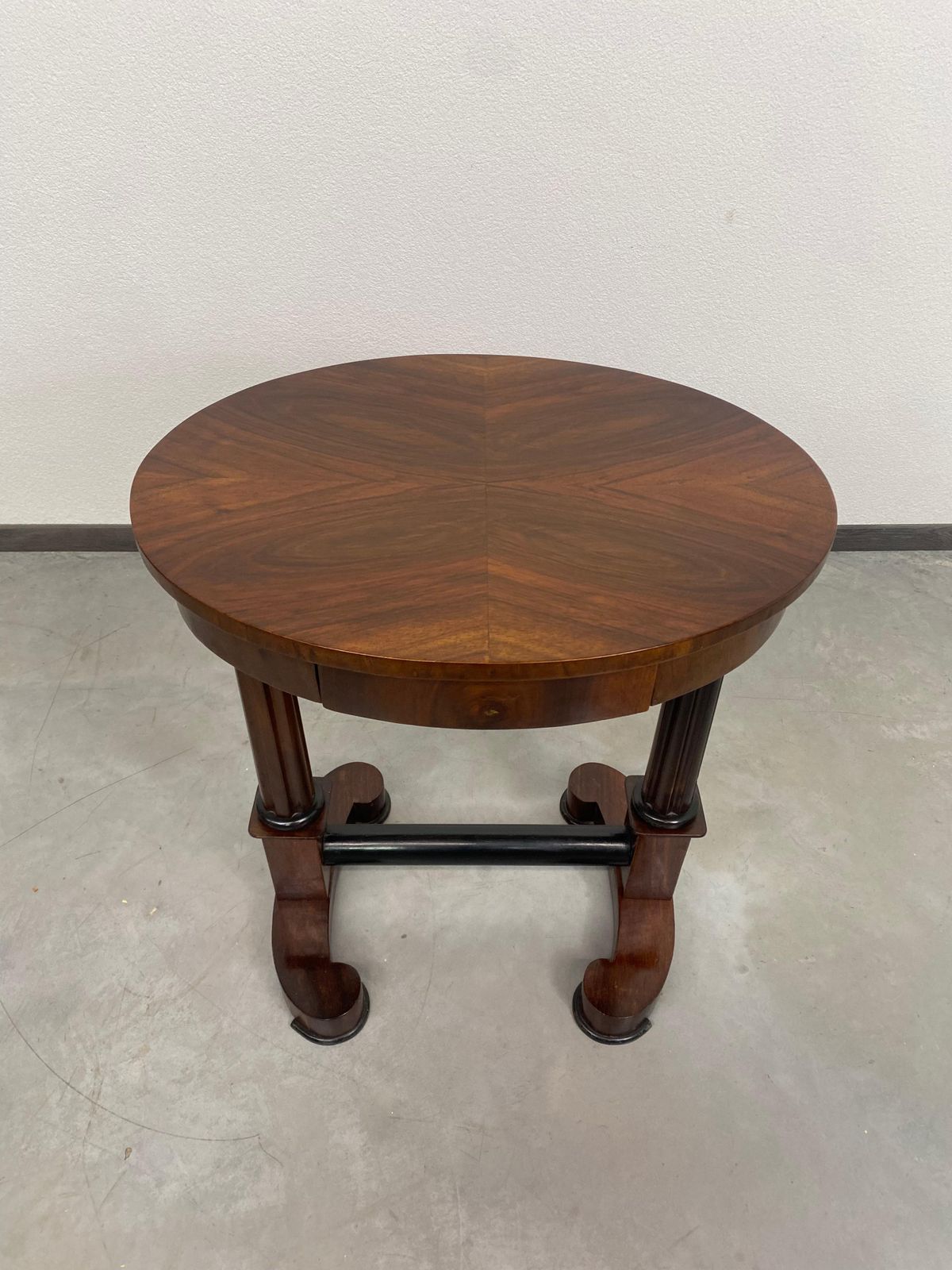 19th Century Biedermeier Side Table photo vintage
