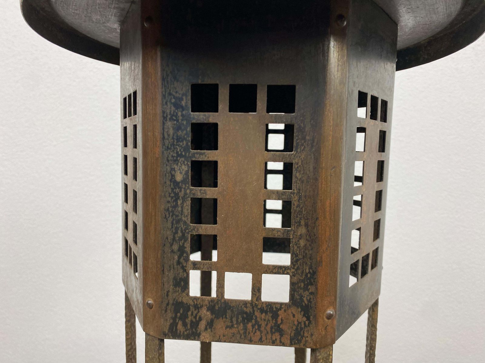 Secession Plant Stand In Style Of Wiener Werkstatte photo vintage