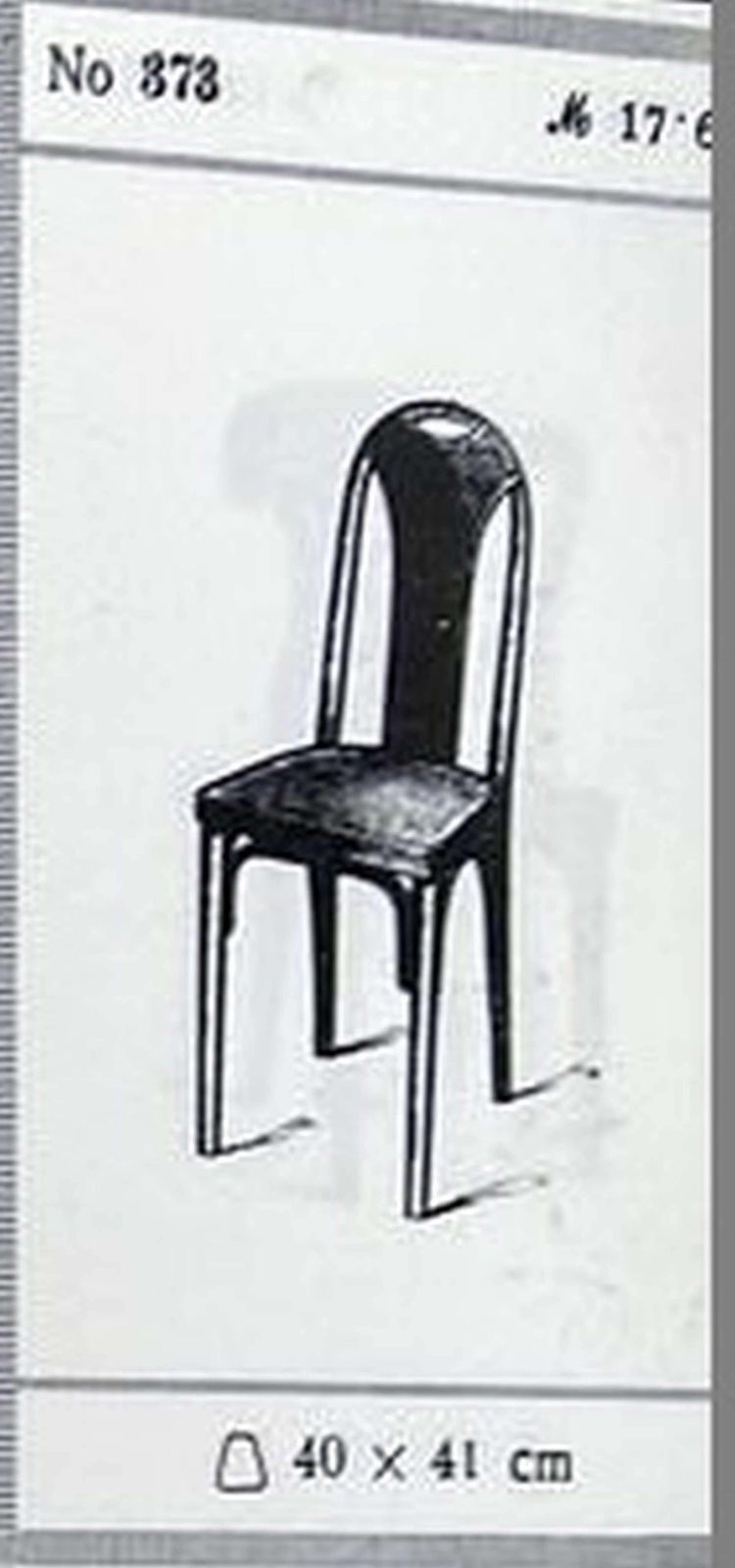 photo buy Secession Dining Chair No.373 Atr. Josef Hoffmann/Otto Prutscher For J&J Kohn
