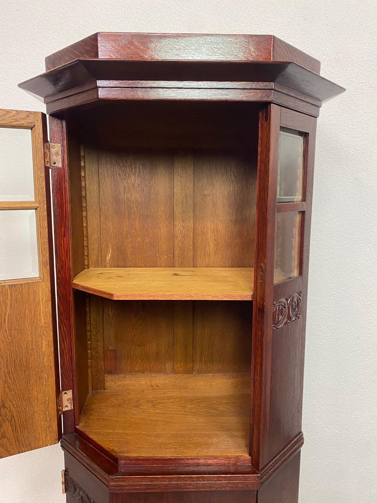 photo vinterior Jugendstil Vitrines In Style Of Joseph Maria Olbrich