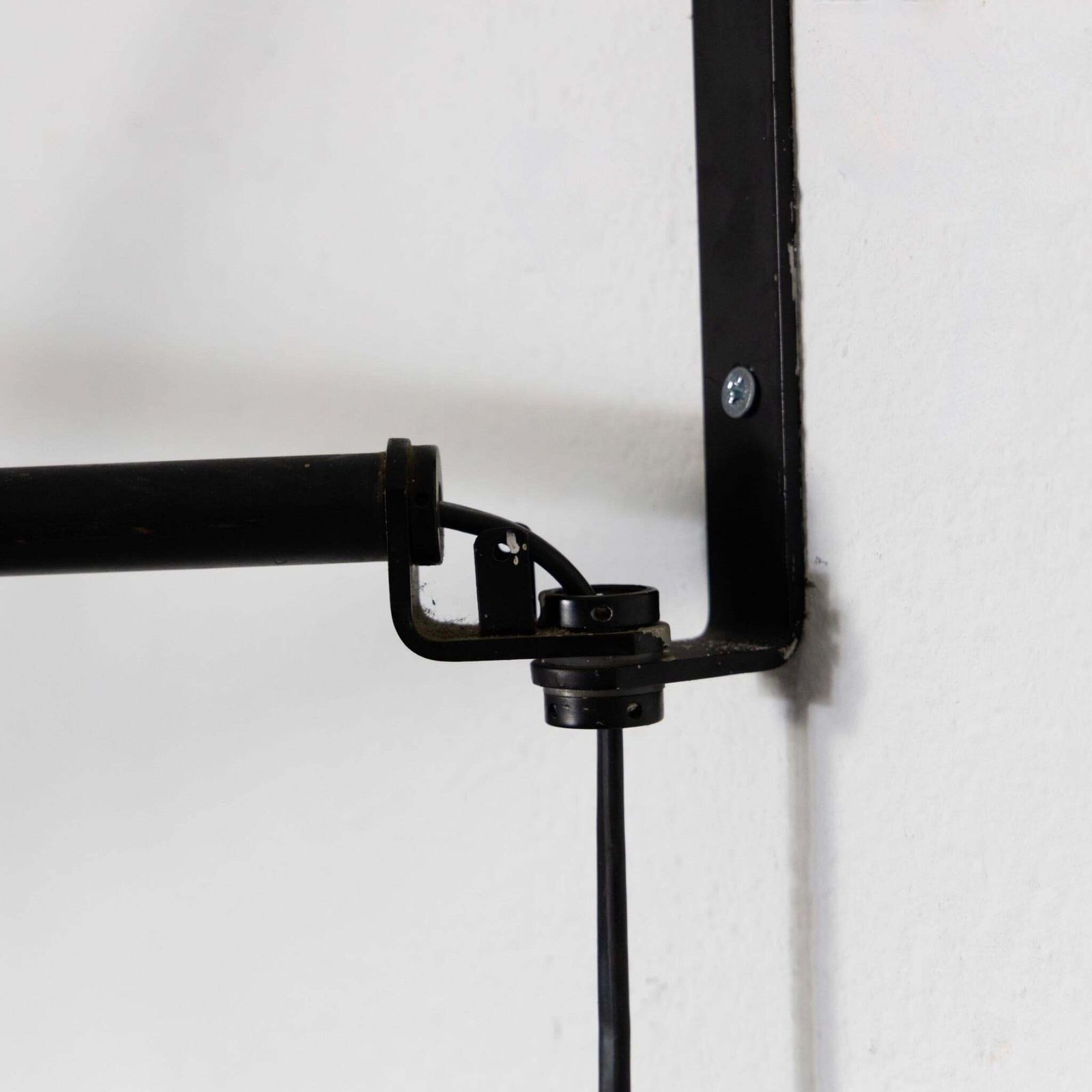 Lighting Mid Century Wall Lamp Potence Counterweight By Stilnovo. Italy, 1970s photo