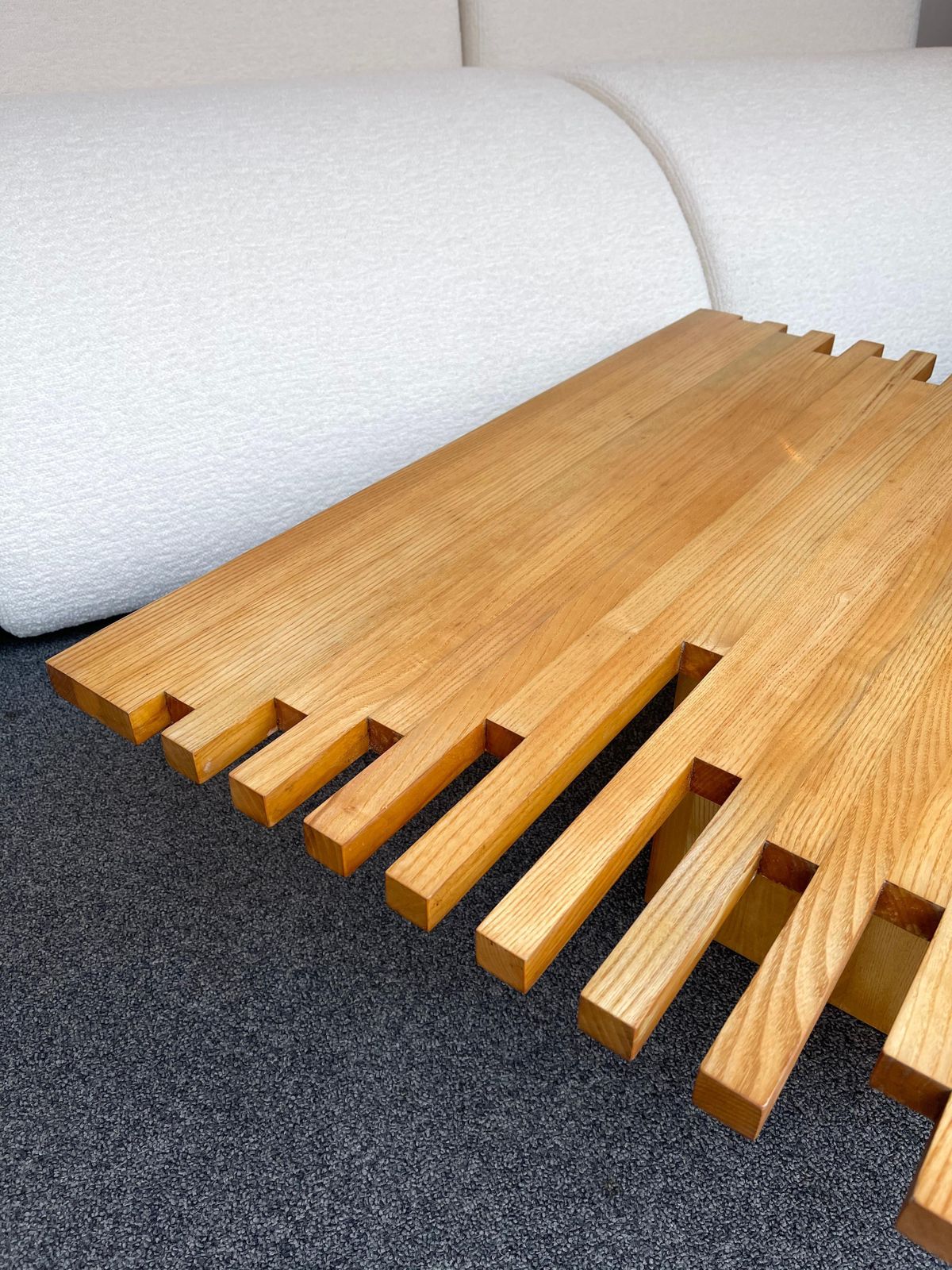 Italian Mid Century Modern Wood Coffee Table, Italy, 1970s photo 3592.0