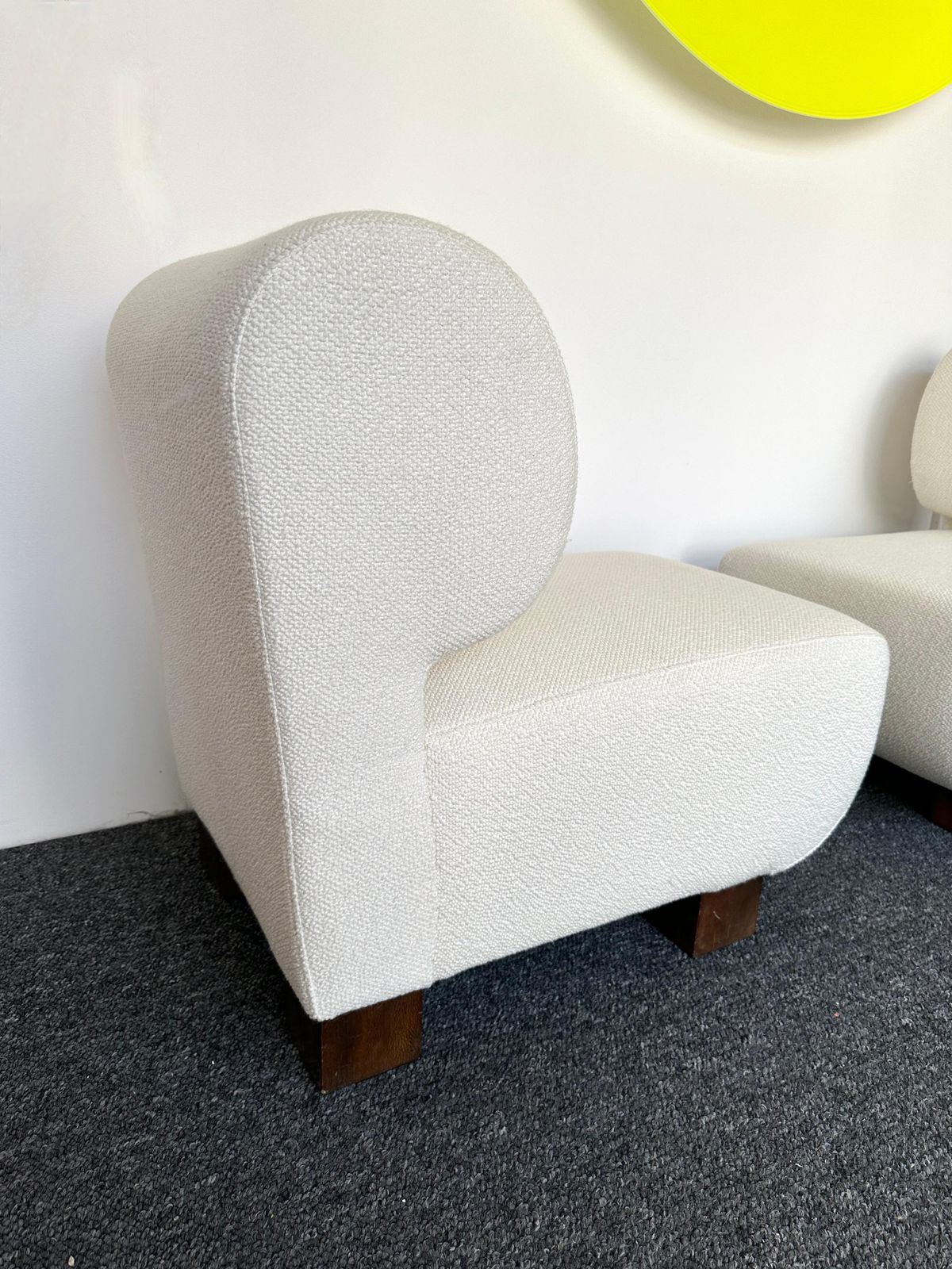 Pair Of Slipper Chairs P, Italy, 1970s photo vinterior