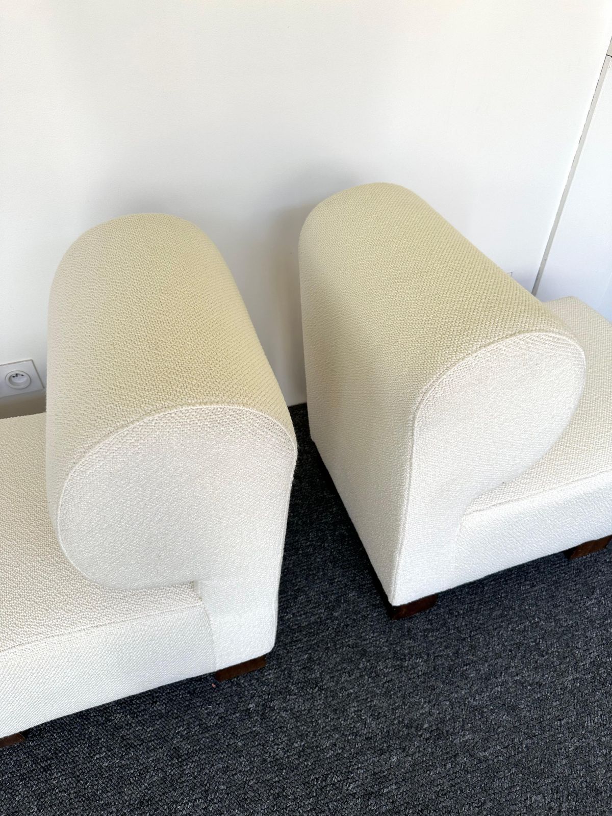 photo furniture Pair Of Slipper Chairs P, Italy, 1970s
