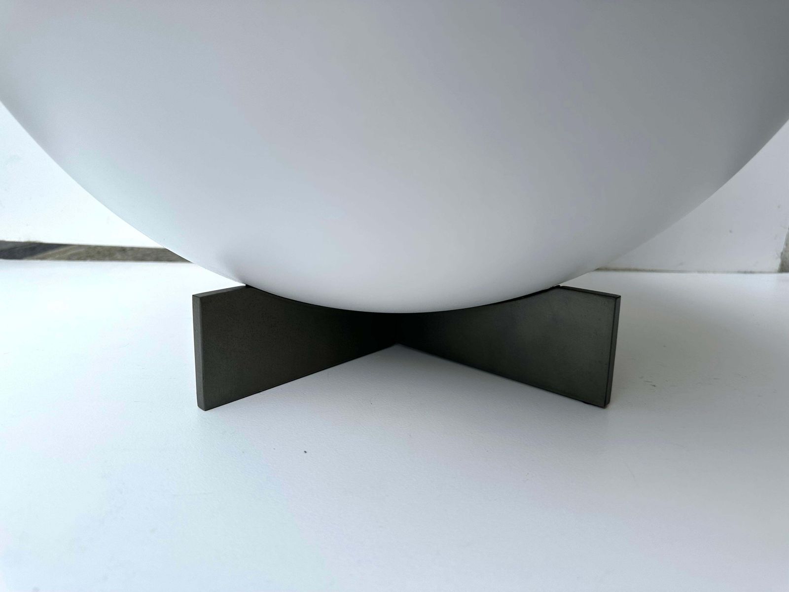 Pair Of Side Tables Lacquered Metal By Neil David. Netherland, 2000s photo Furniture