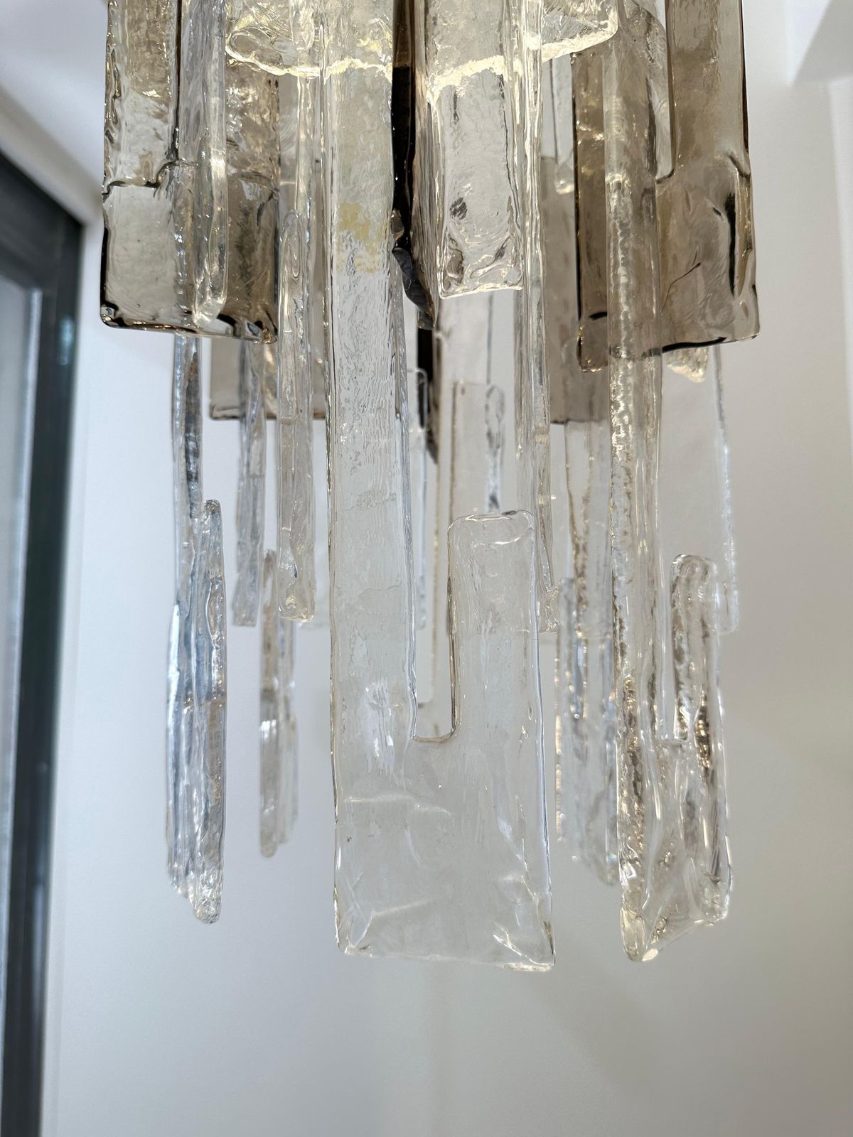 Cascade Chandelier Murano Glass Ls101 By Carlo Nason For Mazzega, Italy, 1970s photo vinterior