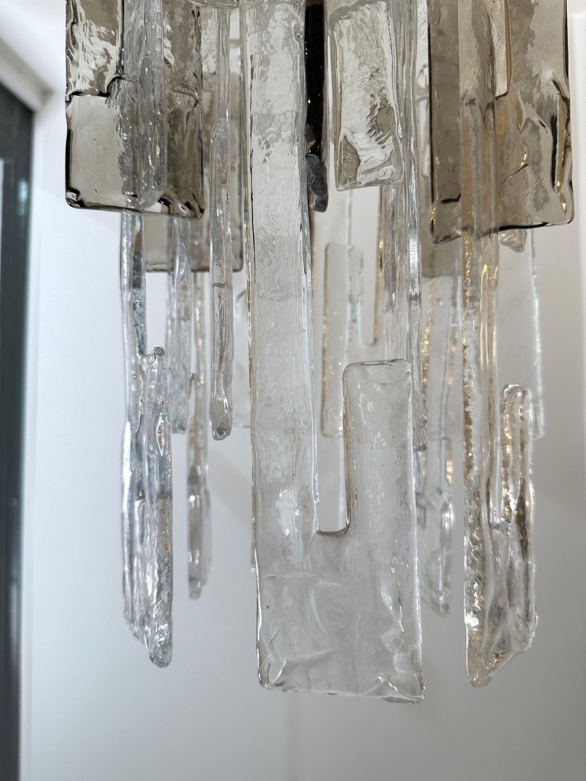 9408.0 Cascade Chandelier Murano Glass Ls101 By Carlo Nason For Mazzega, Italy, 1970s photo