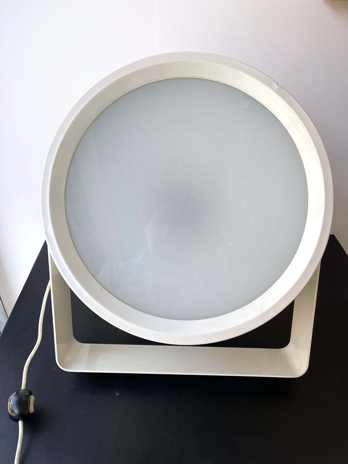 White Metal Lacquered Spot Lamp By Targetti Sankey, Italy, 1970s photo furniture