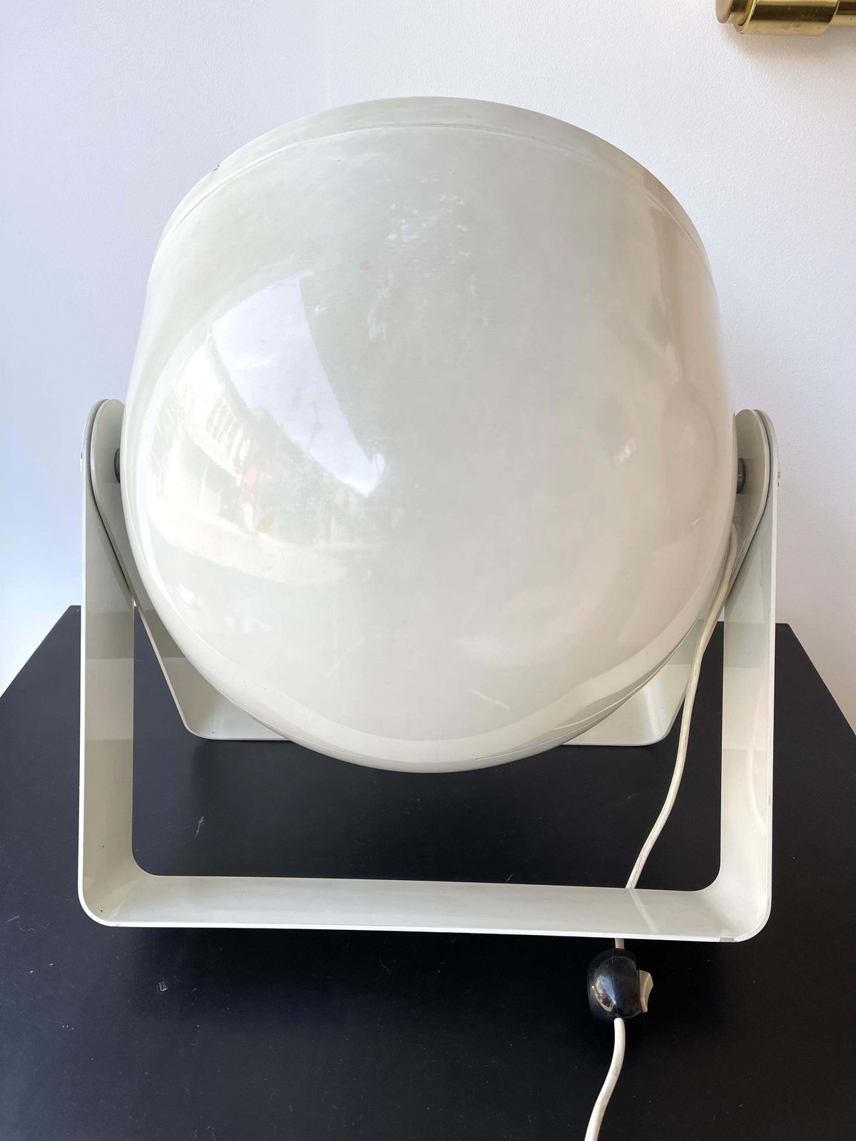 Lighting White Metal Lacquered Spot Lamp By Targetti Sankey, Italy, 1970s photo