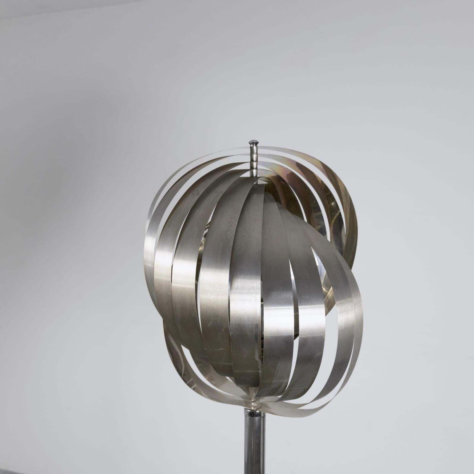 Space Age Metal Floor Lamp By Henri Mathieu, France, 1970s photo 2993.0