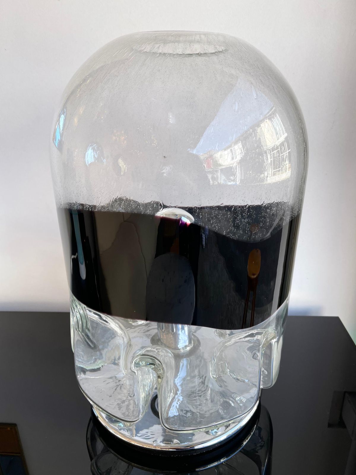 Casper Lamp Murano Glass And Metal By Toni Zuccheri For Veart, Italy, 1980s photo 3250.0