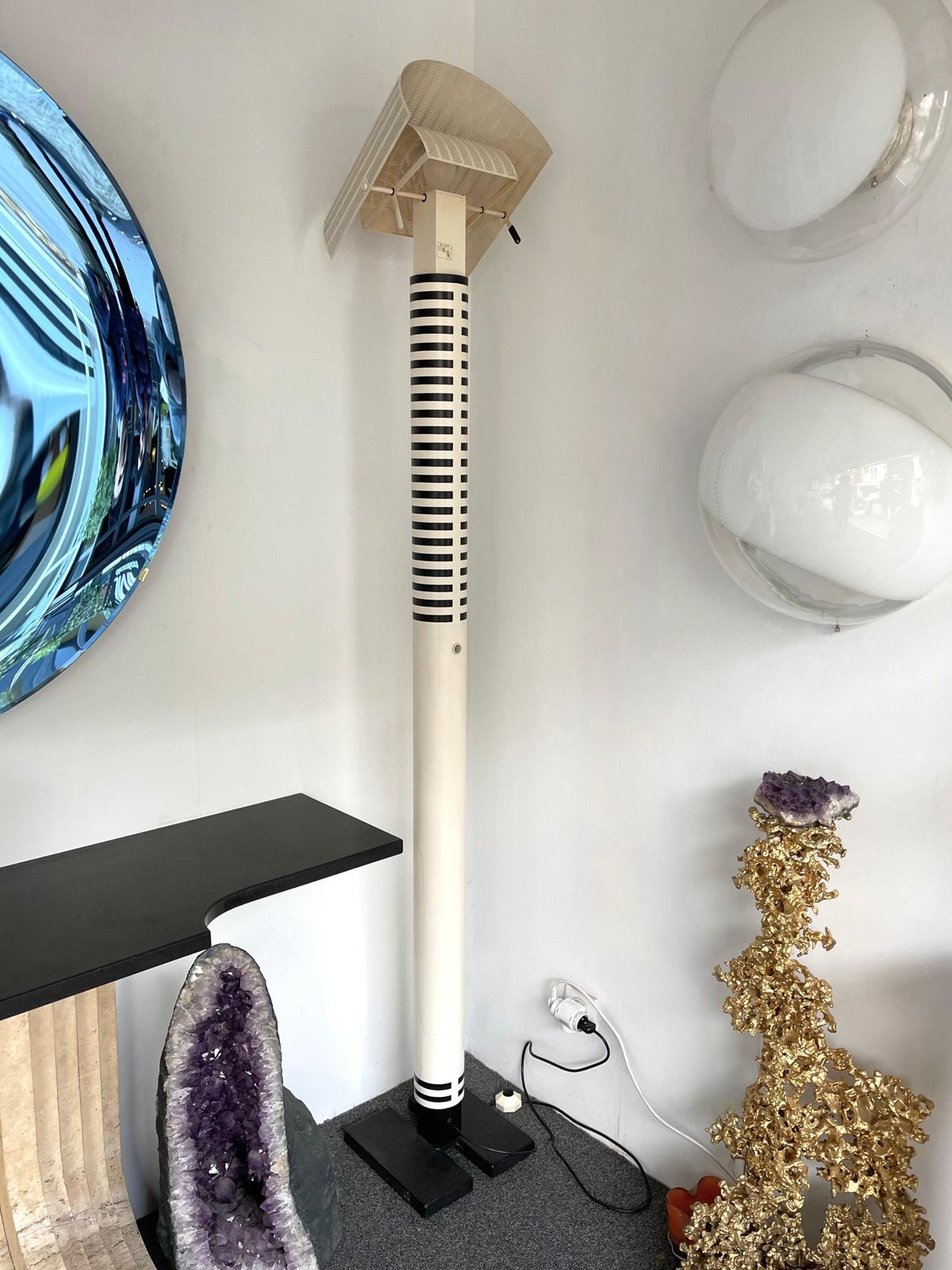 photo furniture Floor Lamp Shogun By Mario Botta For Artemide. Italy, 1980s