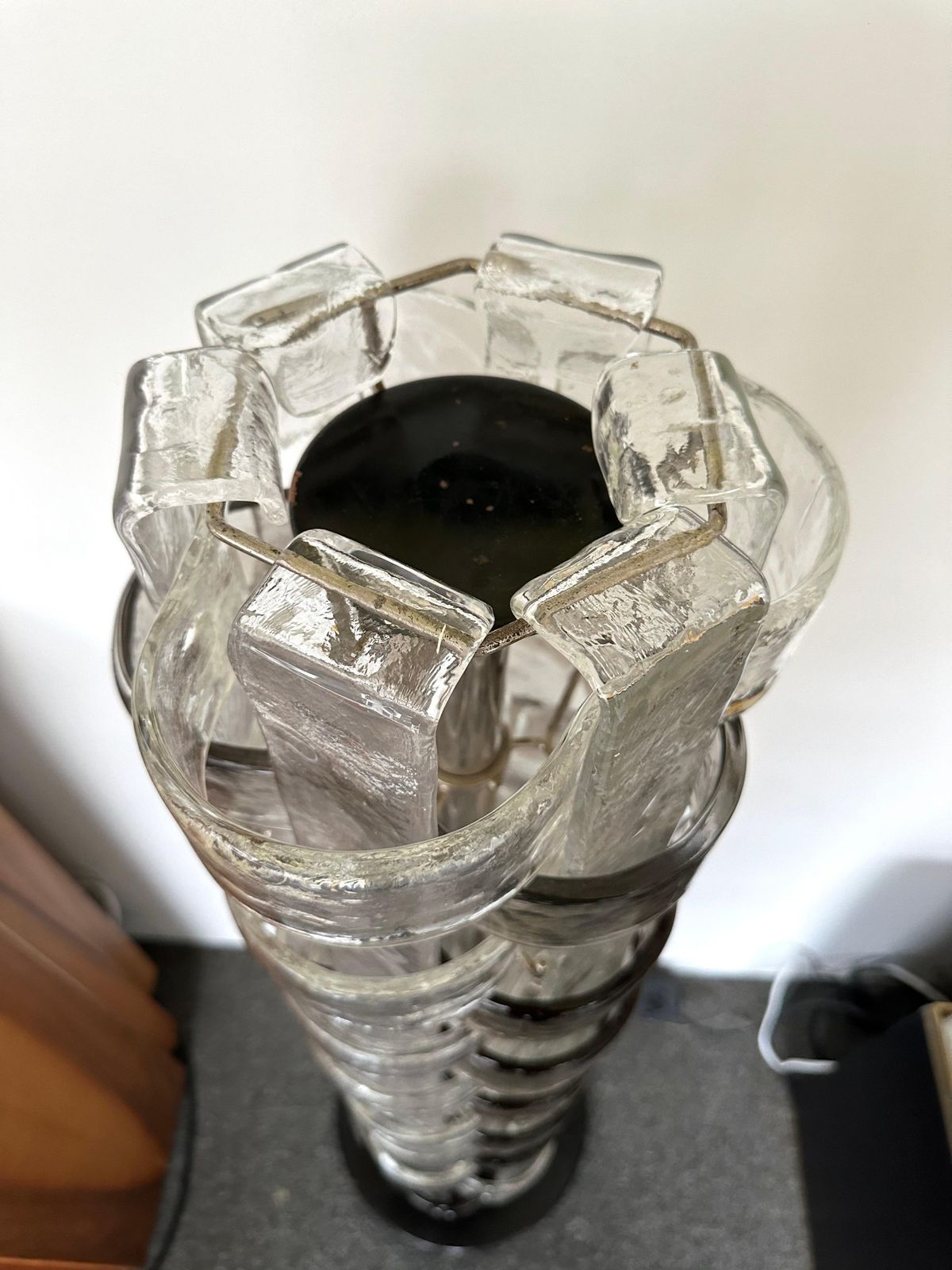 Floor Lamp Lt378 Murano Glass By Carlo Nason For Mazzega, Italy, 1970s photo vinterior