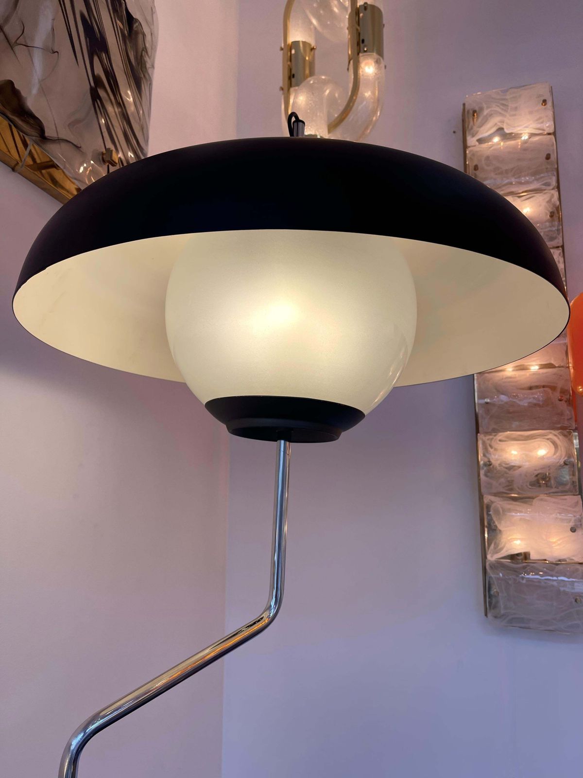 Mid Century Mikado Lte5 Lamp By Luigi Caccia Dominioni For Azucena, Italy, 1960s photo vinterior