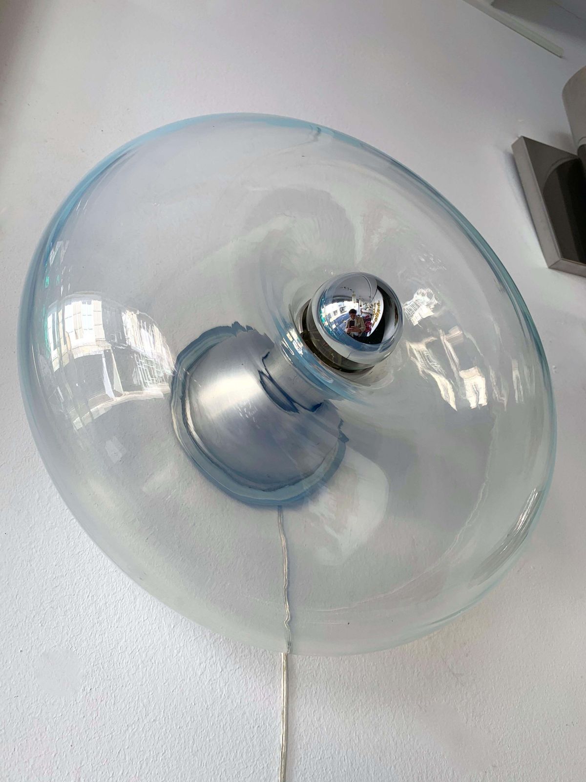 Pair Of Sconces Panta Murano Glass By Giusto Toso For Leucos, Italy, 1970s photo Lighting