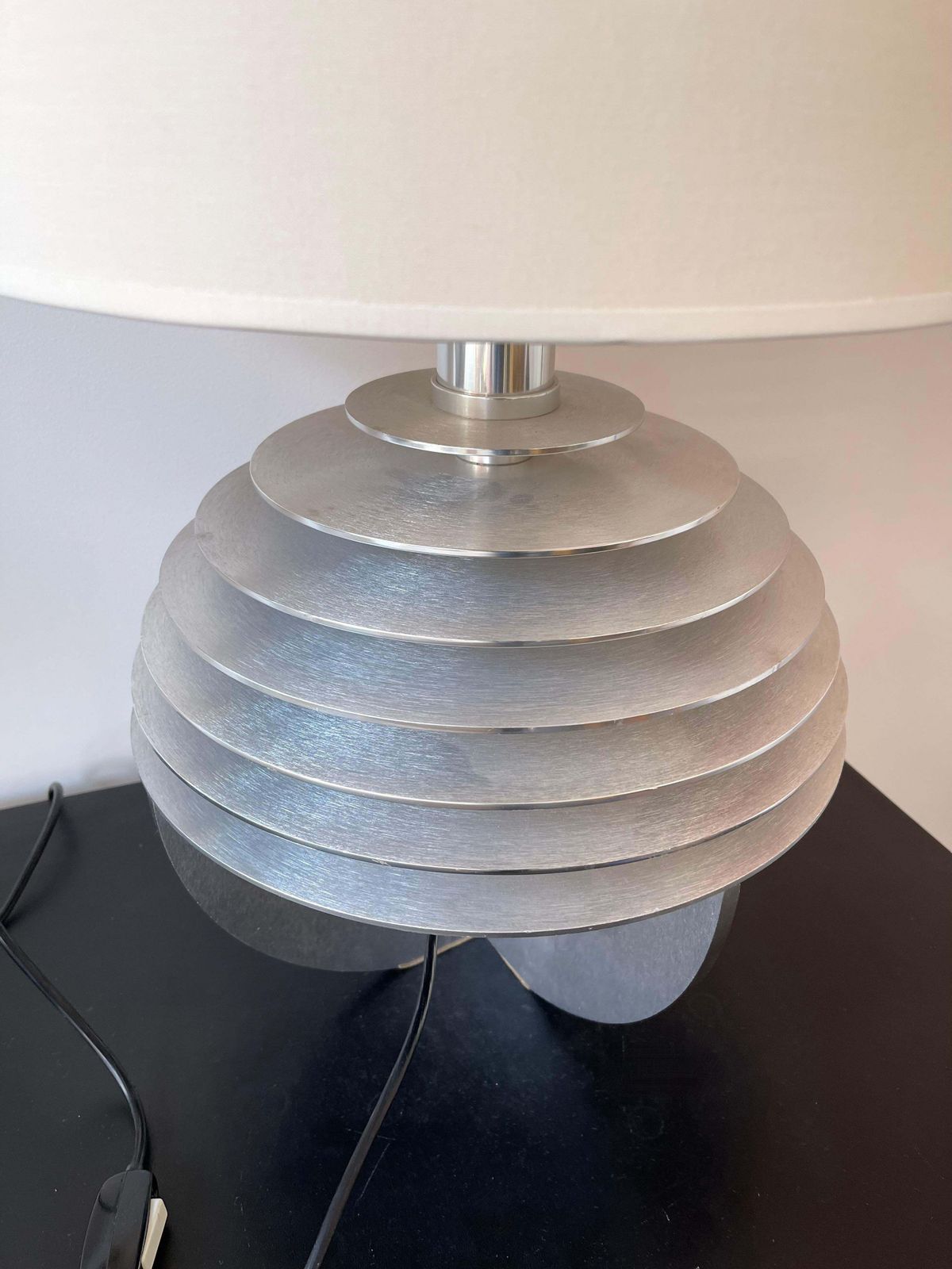 Pair Of Metal Saturn Lamps By Banci, Italy, 1970s photo buy