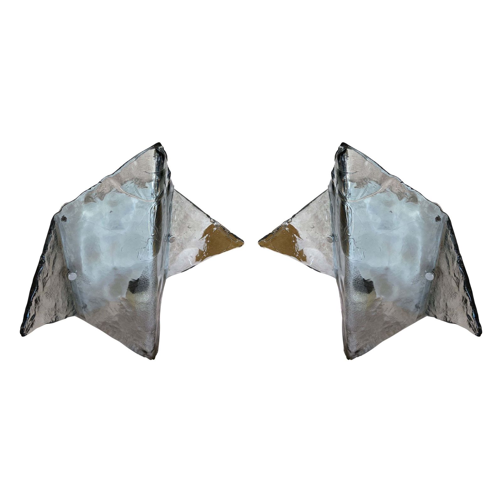 Pair Of Sconces Lp253 Murano Glass By Carlo Nason For Mazzega, Italy, 1970s