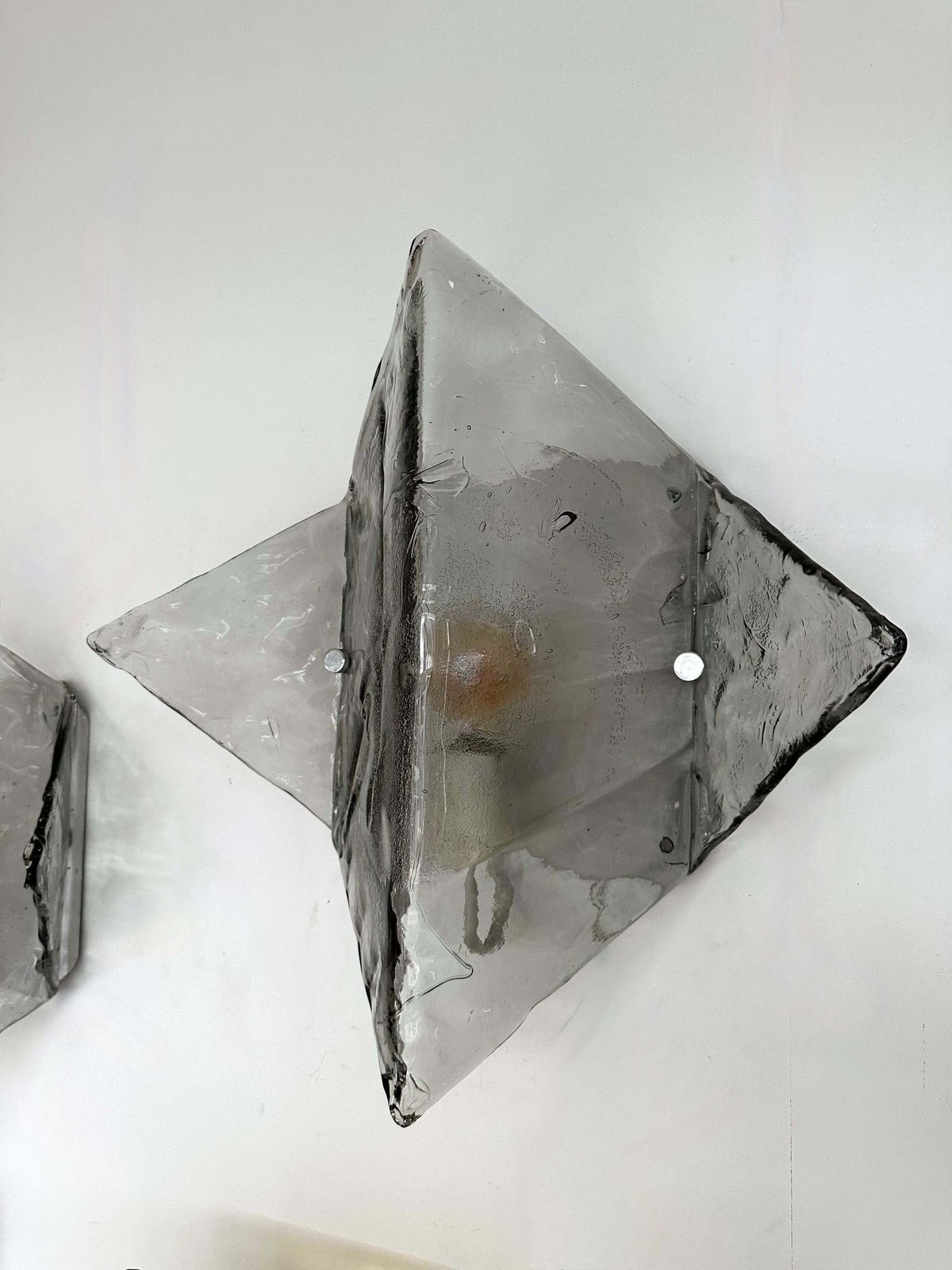 Pair Of Sconces Lp253 Murano Glass By Carlo Nason For Mazzega, Italy, 1970s photo 2993.0