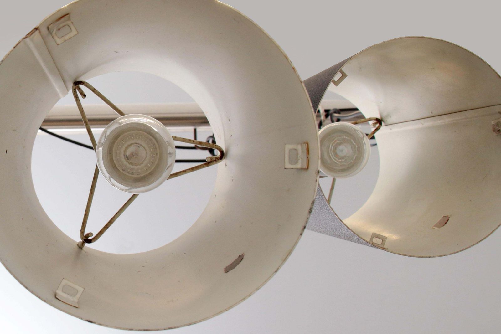 Philips Set Of 2 Hanging Lamps Model Nt 48 Design By Argenta, 1960 photo buy