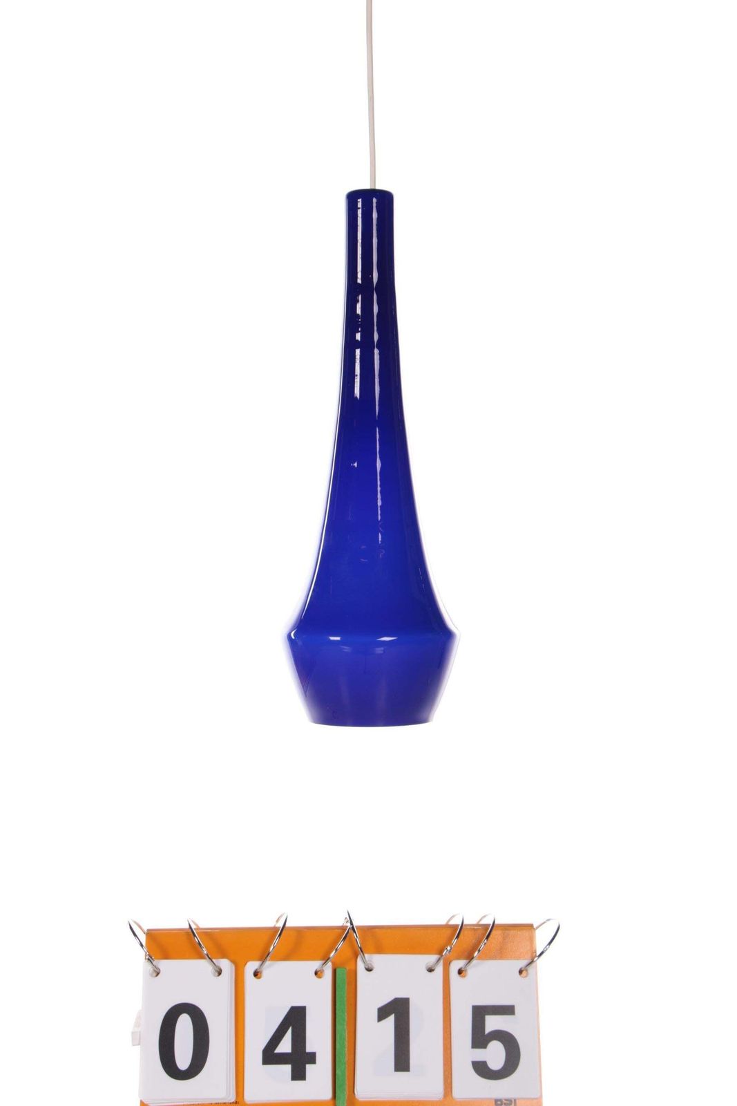 Holmegaard Glass Hanging Lamp Design Louis Poulsen, 1960 Denmark photo for sale