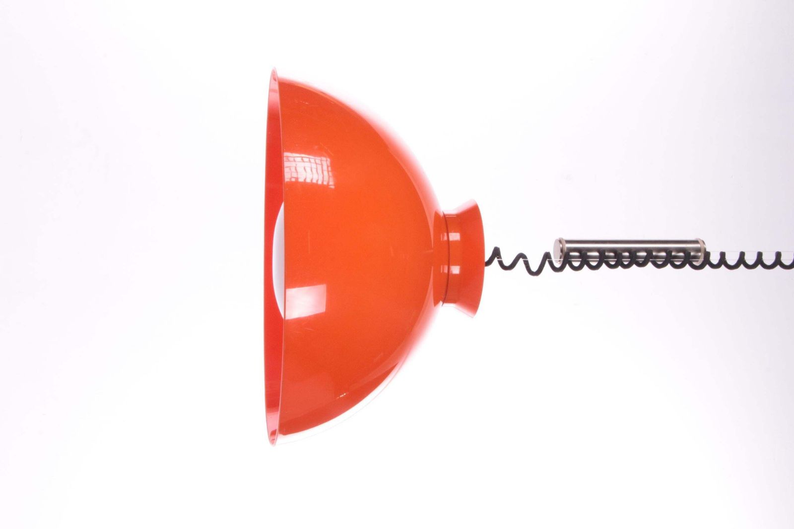 Hanging Lamp Orange Design By Achille & Pier Giacomo By Kartell, 1959 photo for sale
