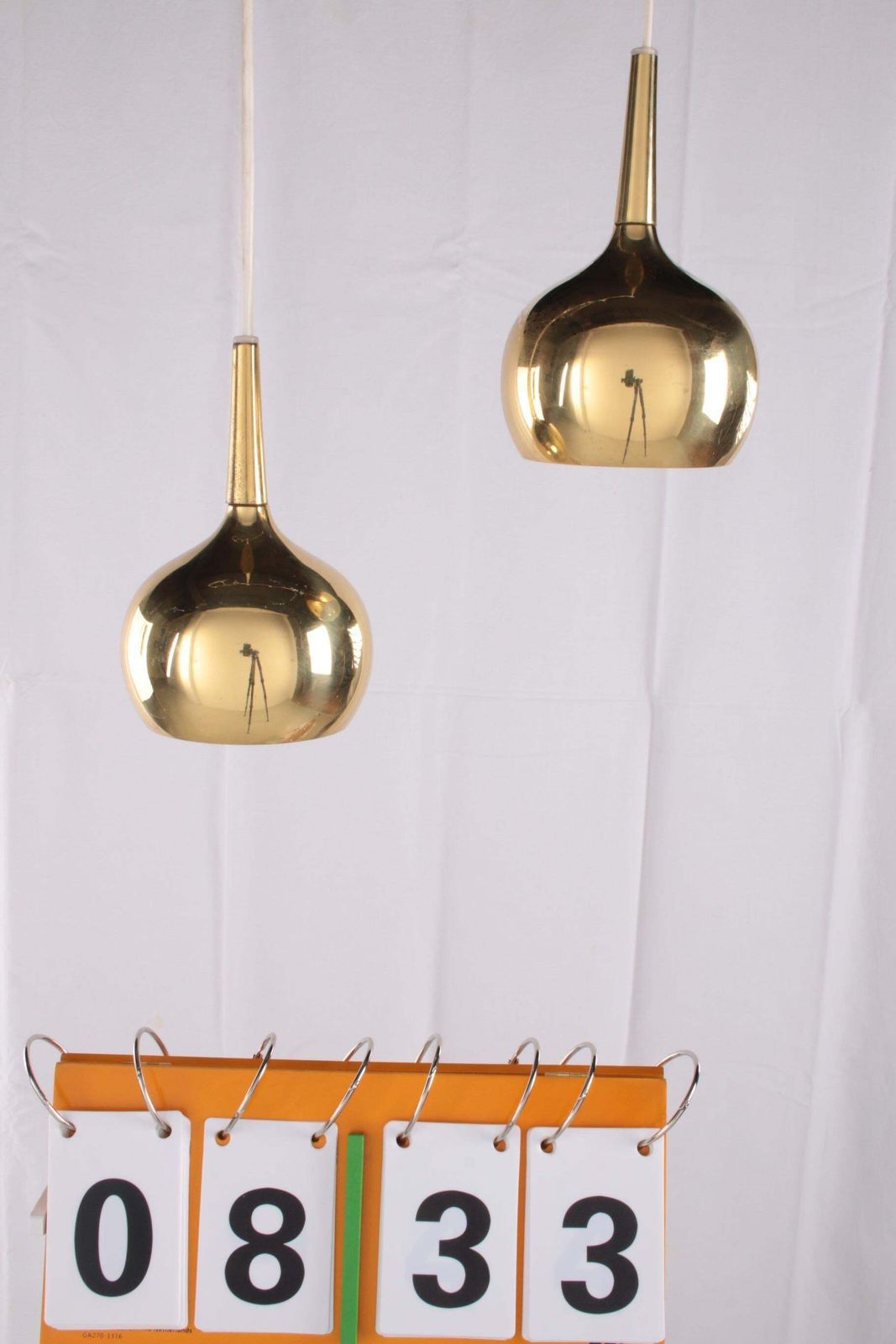 Pair Of Pendant Lamps By Hans Agne Jakobsson For Markaryd Ab, 60s photo buy